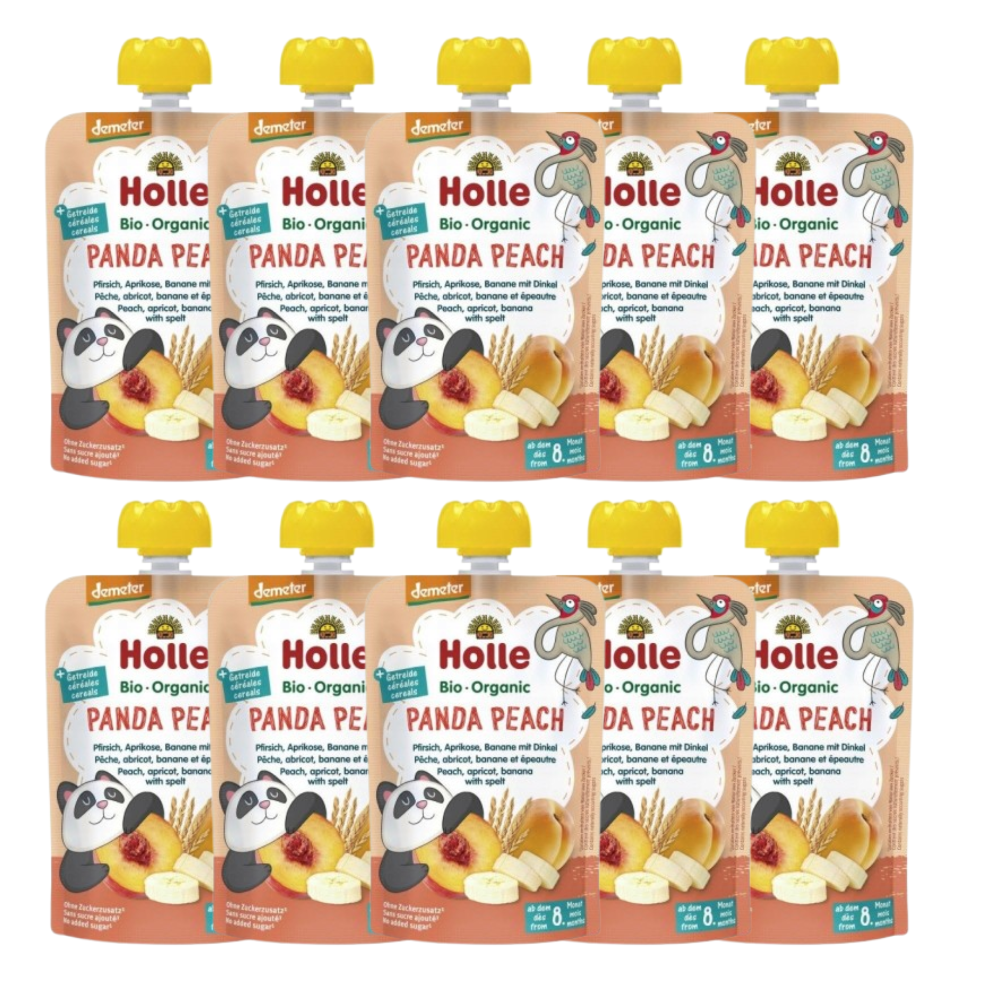 #Geschmack_Pfirsich, Aprikose & Banane mit Dinkel