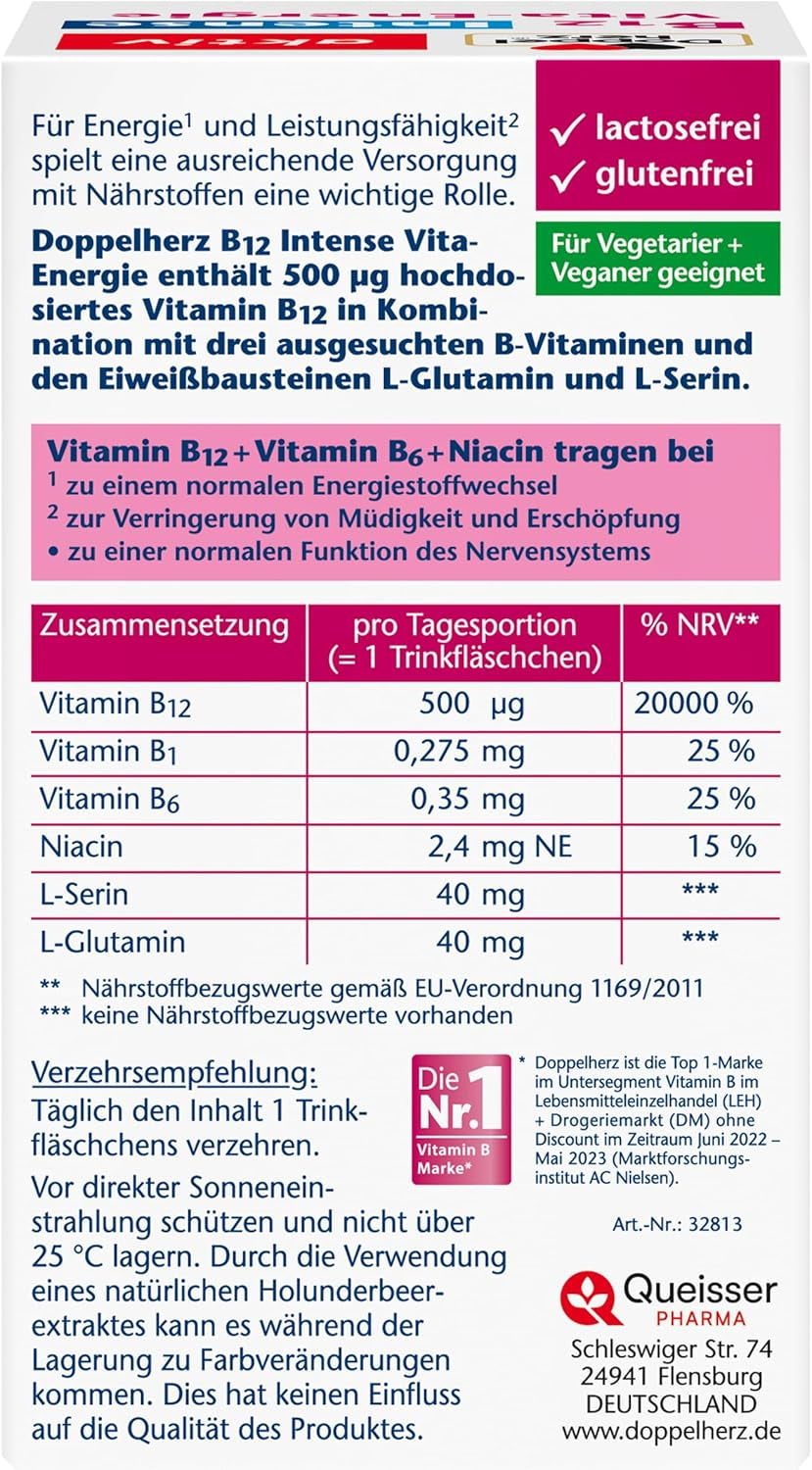 B12 Intense Vita-Energie Trinkampullen (18x10ml)