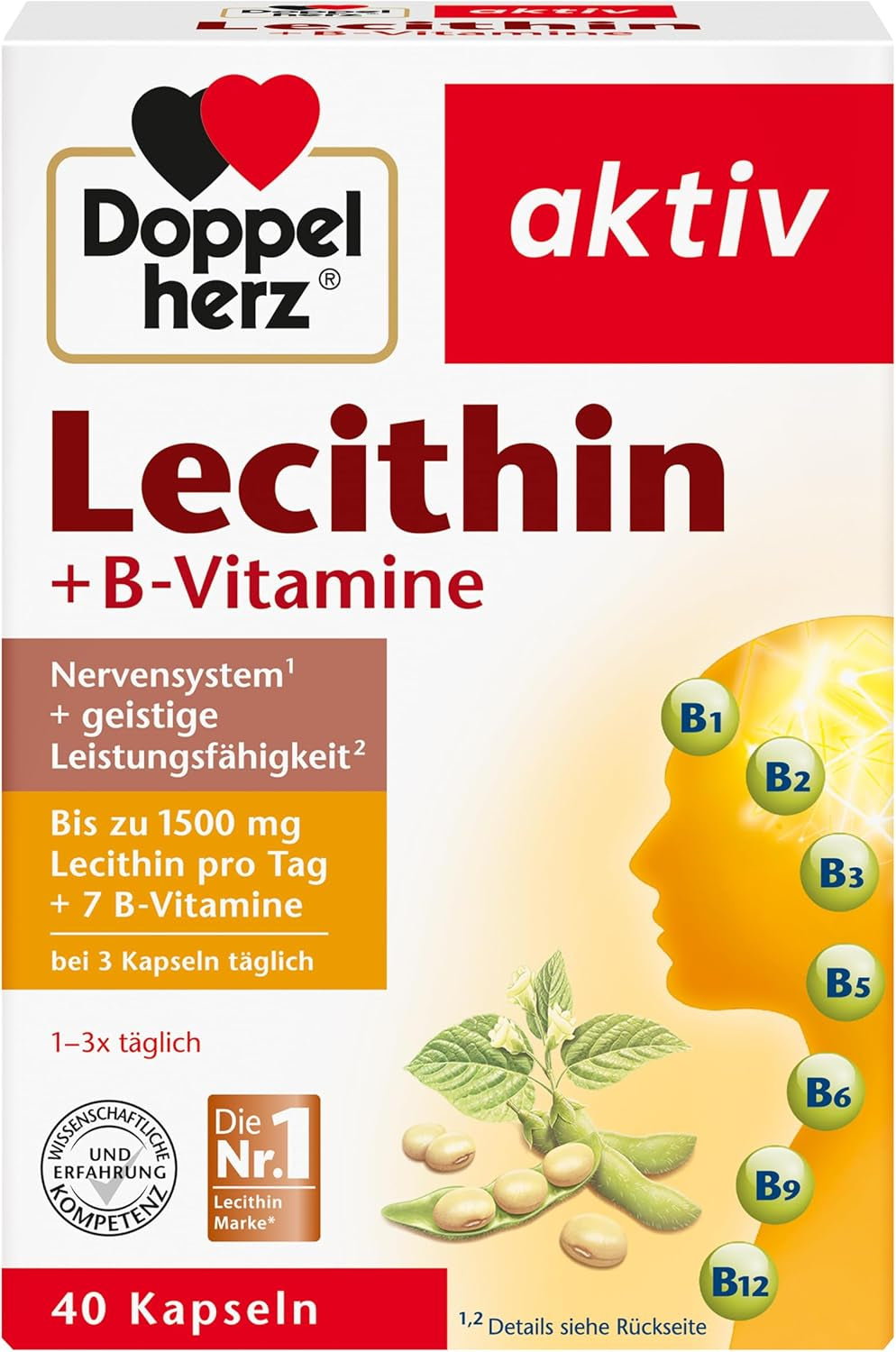 Lecithin B Vitamine (40 Kapseln)
