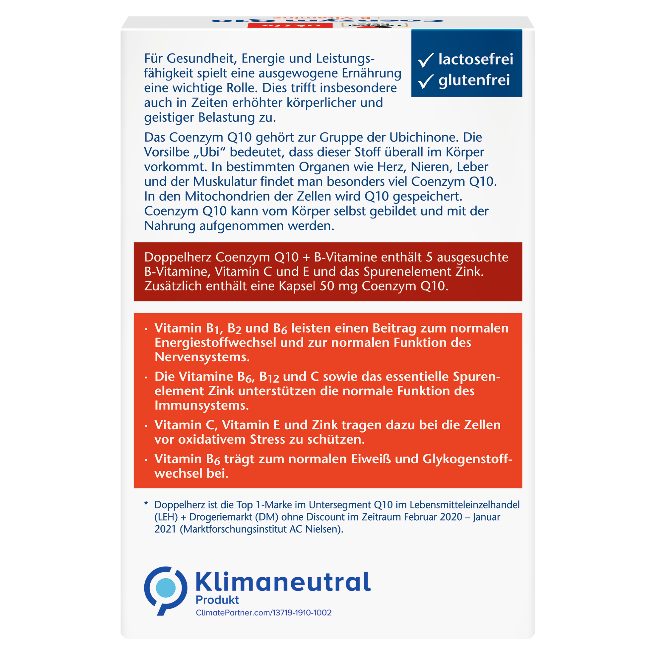 Coenzym Q10 + B-Vitamine (30 Kapseln)