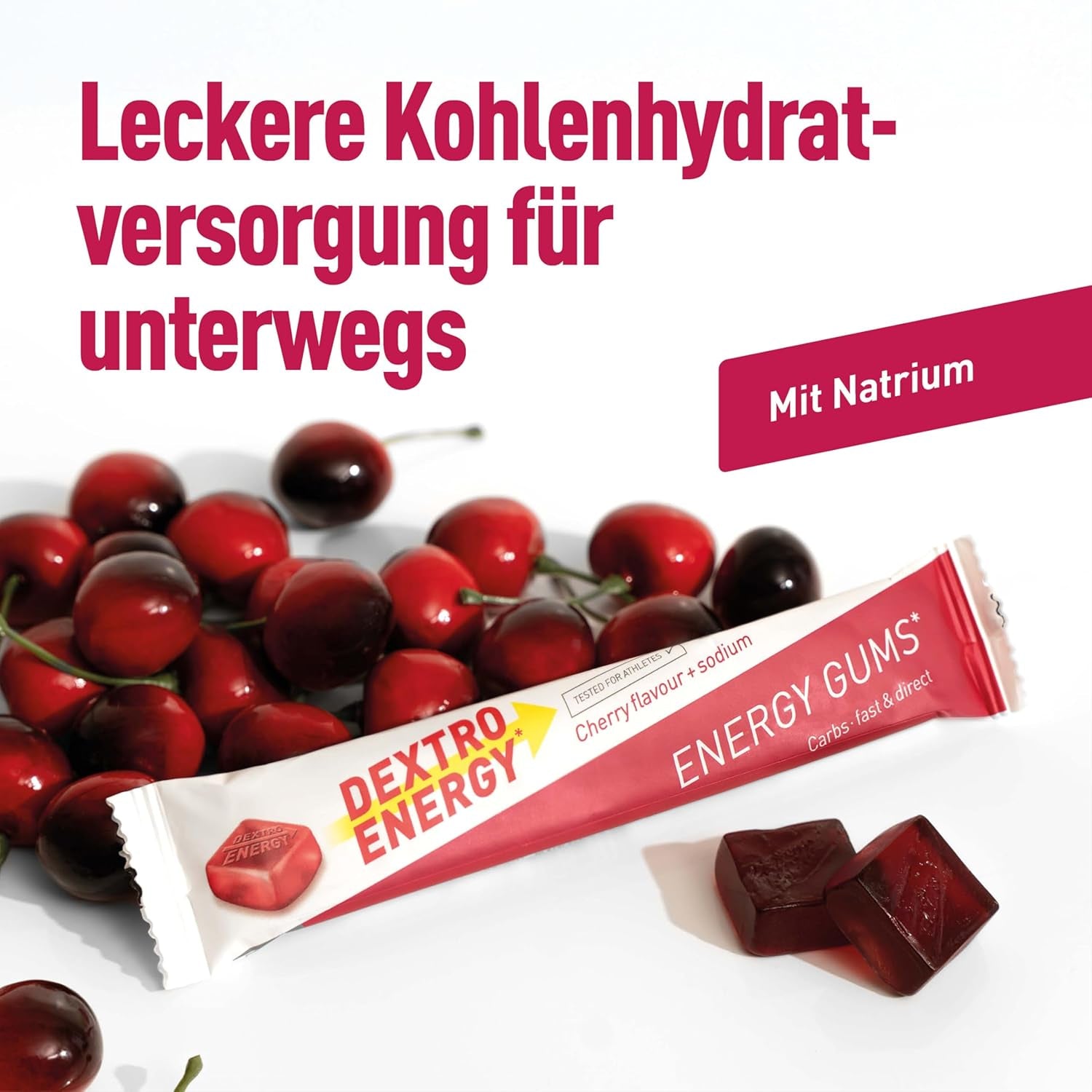 Energy Gums (8x45g) Cherry + Natrium