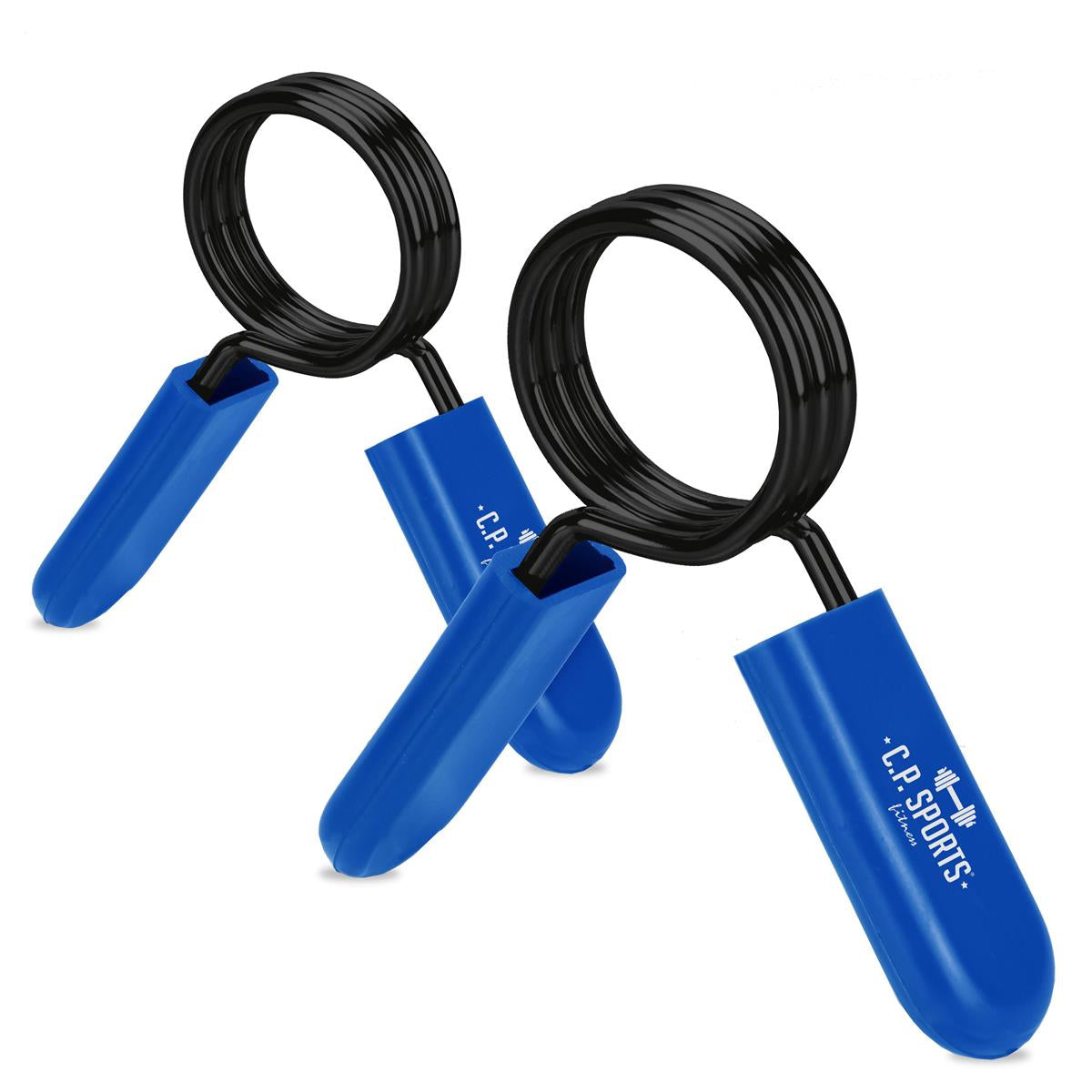 Feder-Feststeller 25mm Ø - 50mm Ø - Paar Blau (30mm Ø)