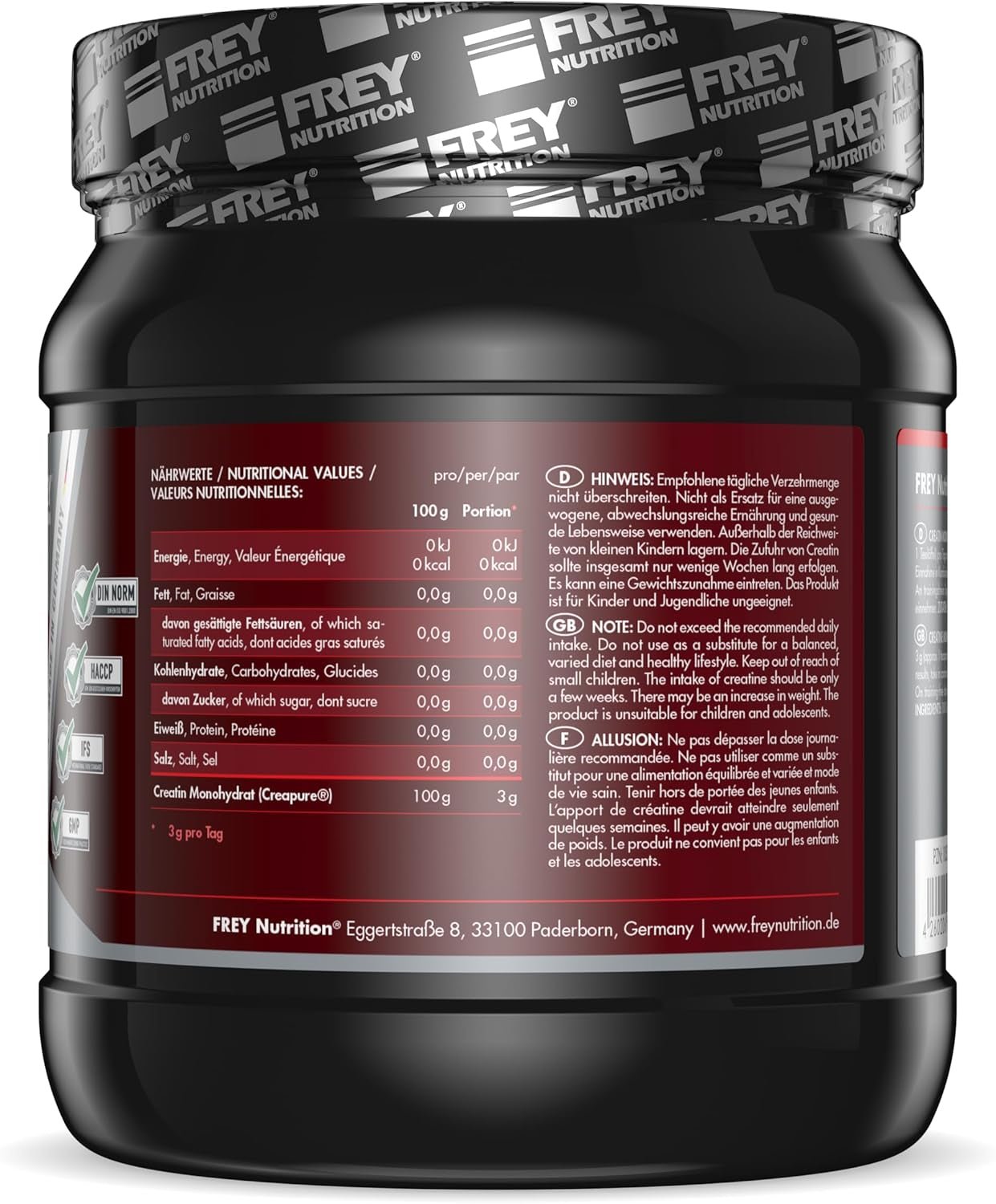 Creatin Pur Creapure® (500g)