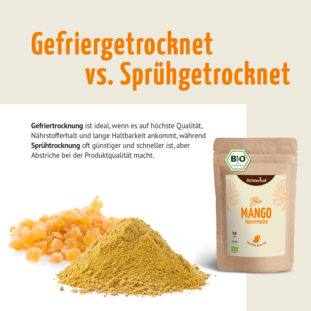 Bio Mango Fruchtpulver (250g)