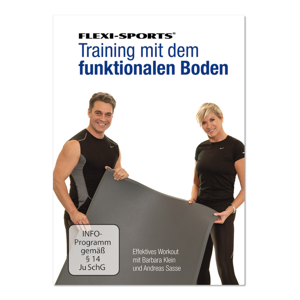 Functional Training Bodenmatte Grün + Übungs-Video "Training mit dem Funktionalem Boden"