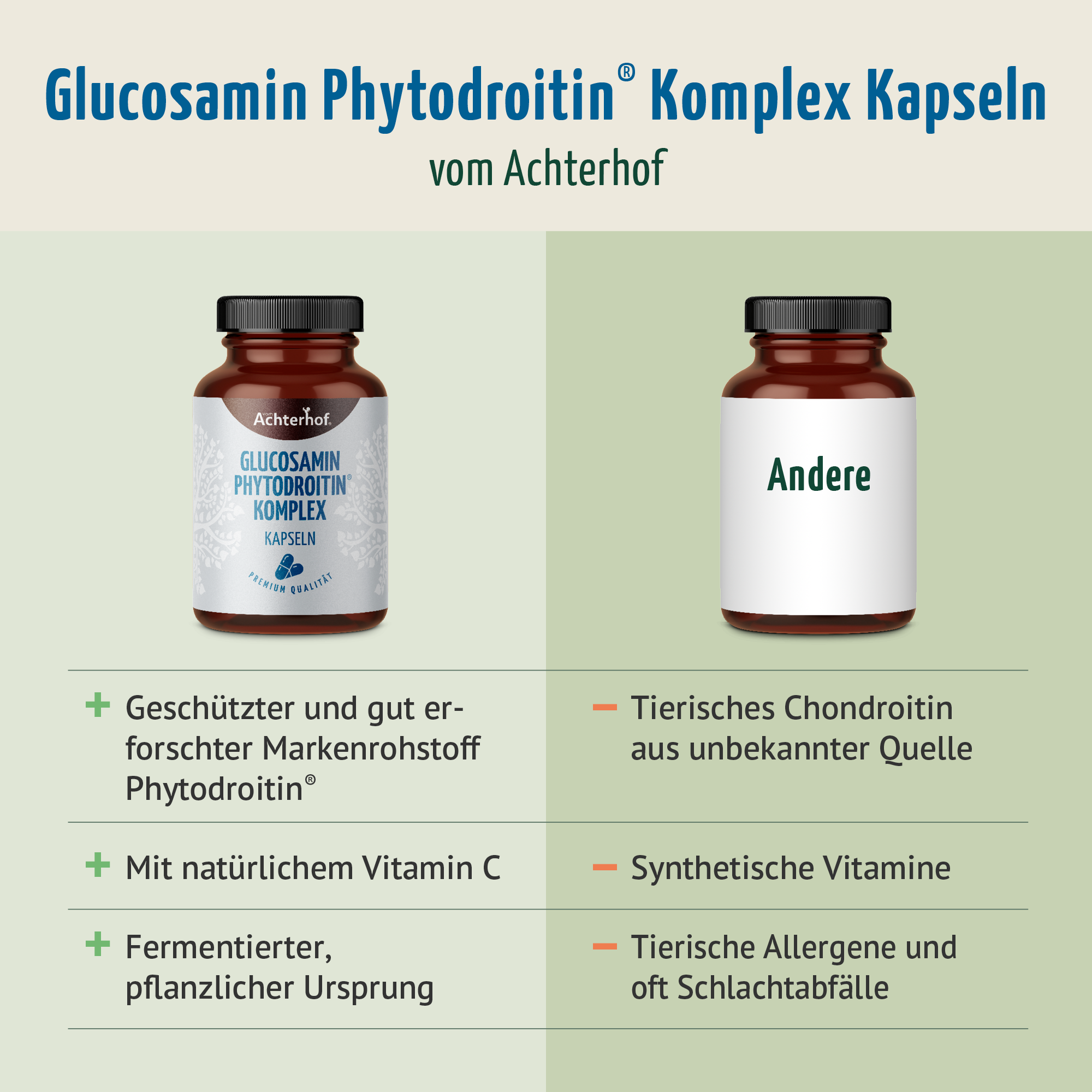 Glucosamin Phytodroitin® Komplex Kapseln (120 Kapseln)
