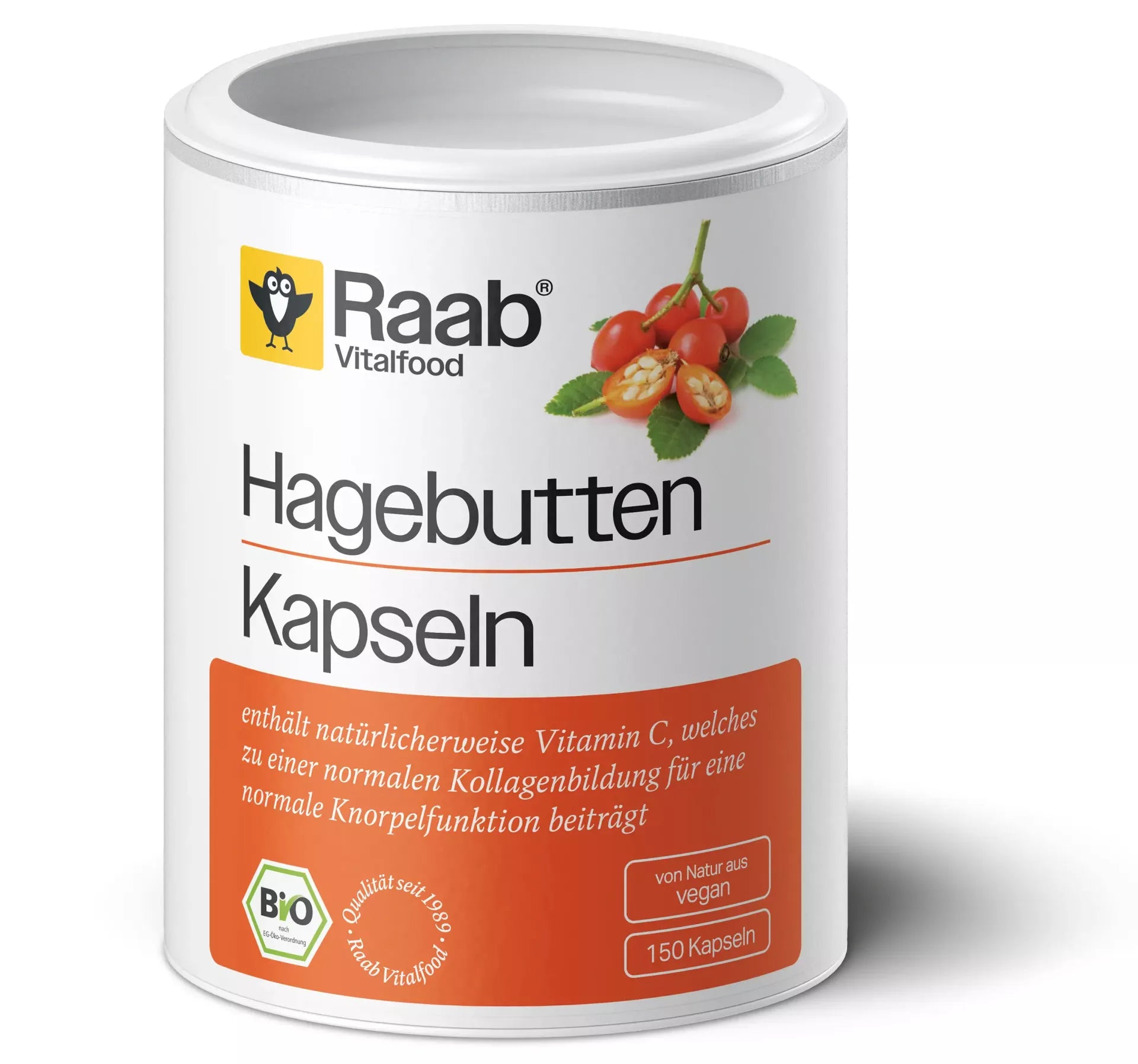 Hagebutte bio (150 Kapseln)