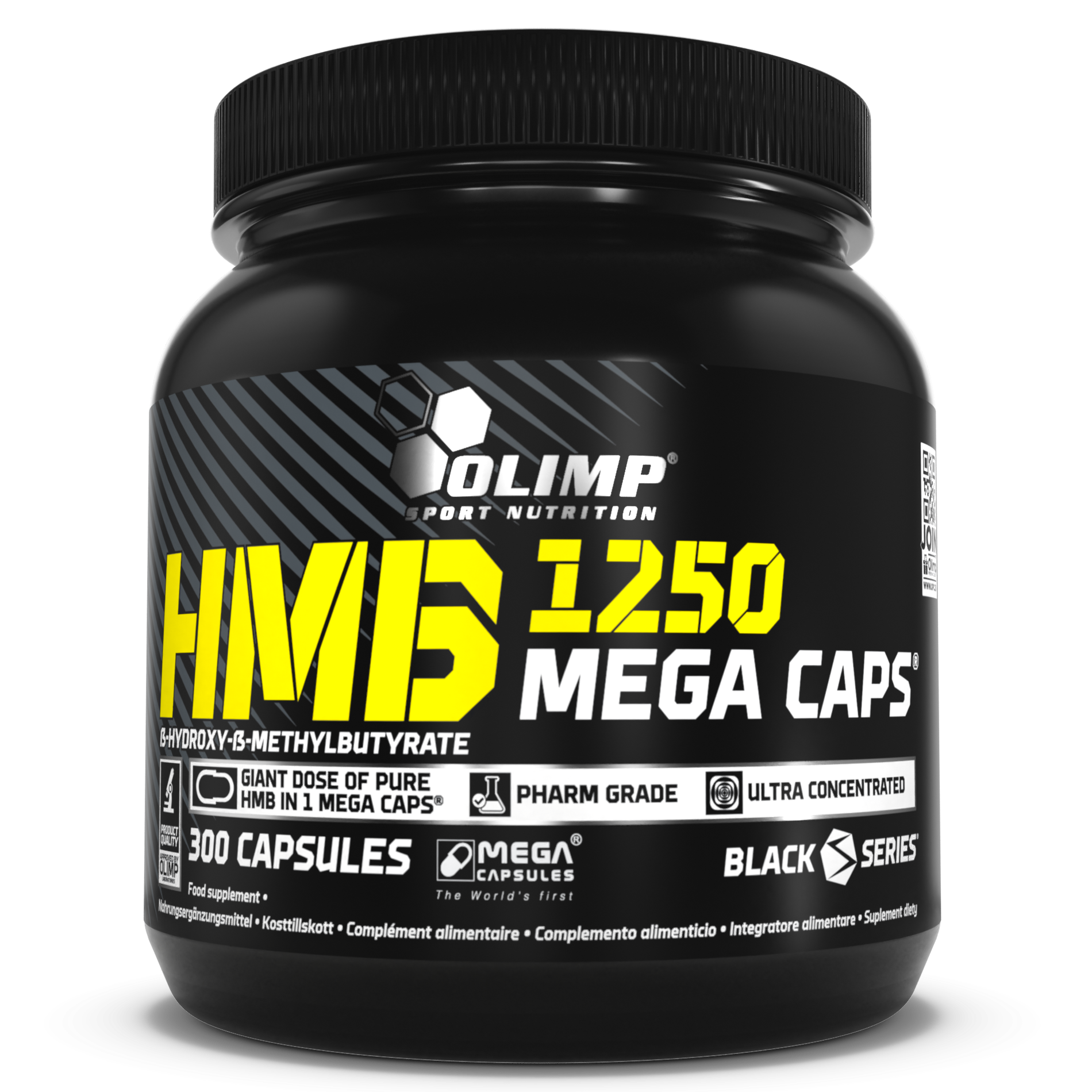 HMB Mega Kapseln 1250 (300 Kapseln)