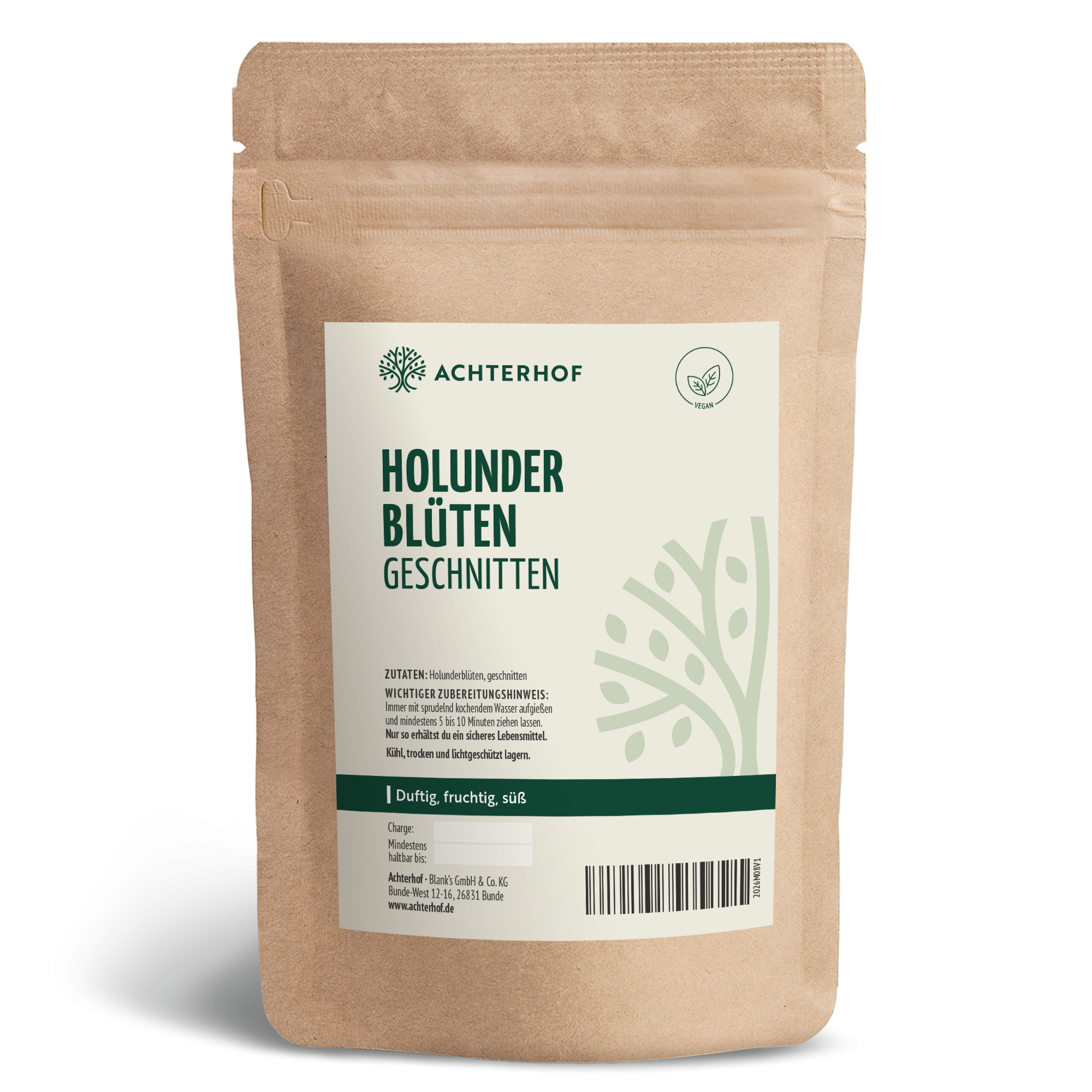 Holunderblüten geschnitten (250g)