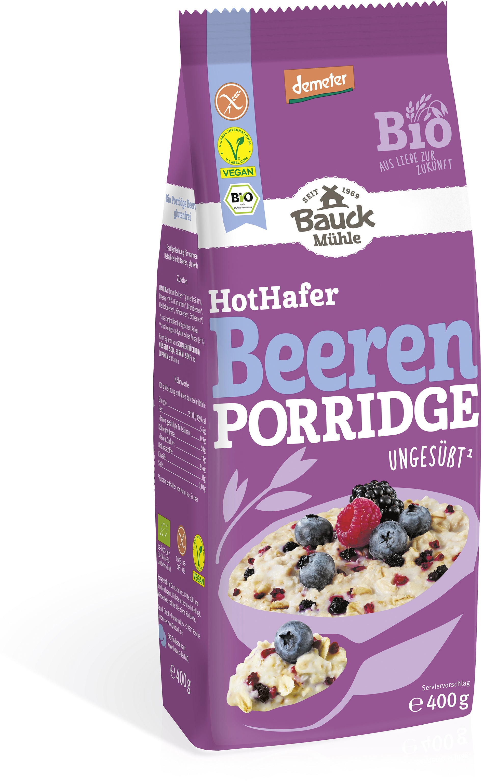 Hot Hafer Beere demeter (400g)