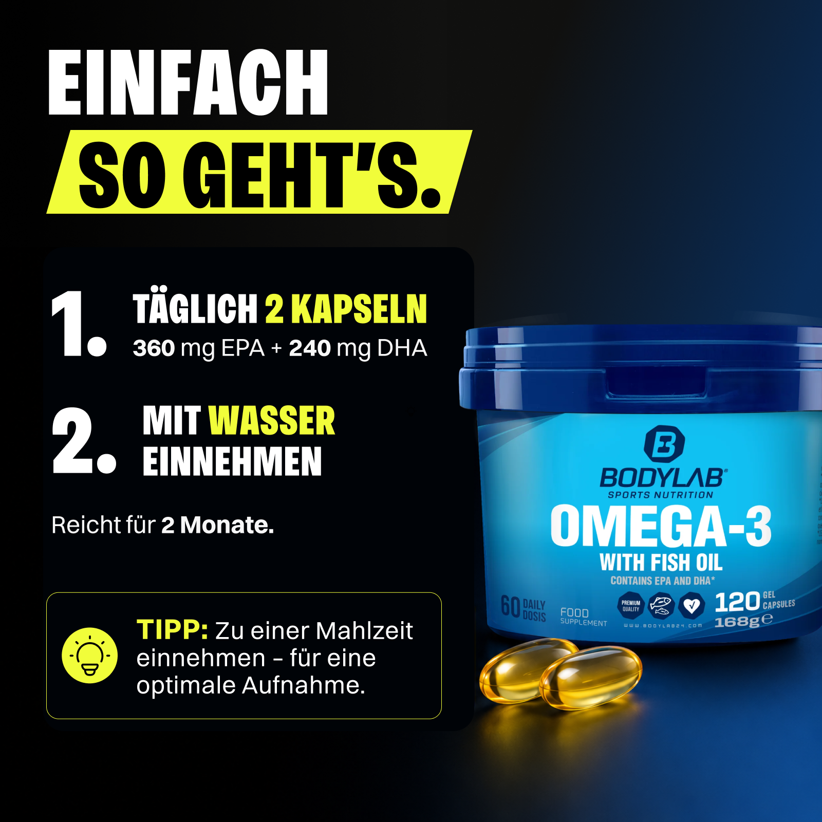 Omega-3 (120 Kapseln)