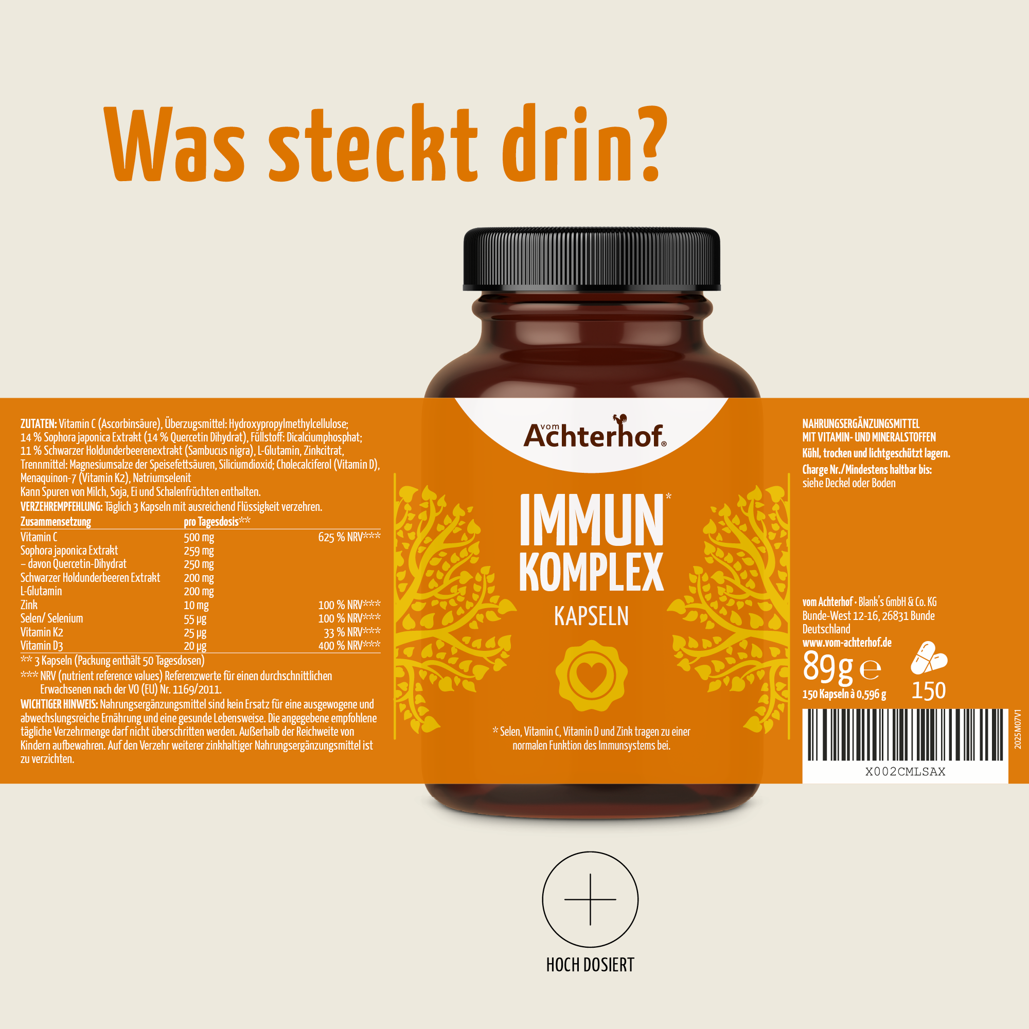 Immun Komplex Kapseln (150 Kapseln)