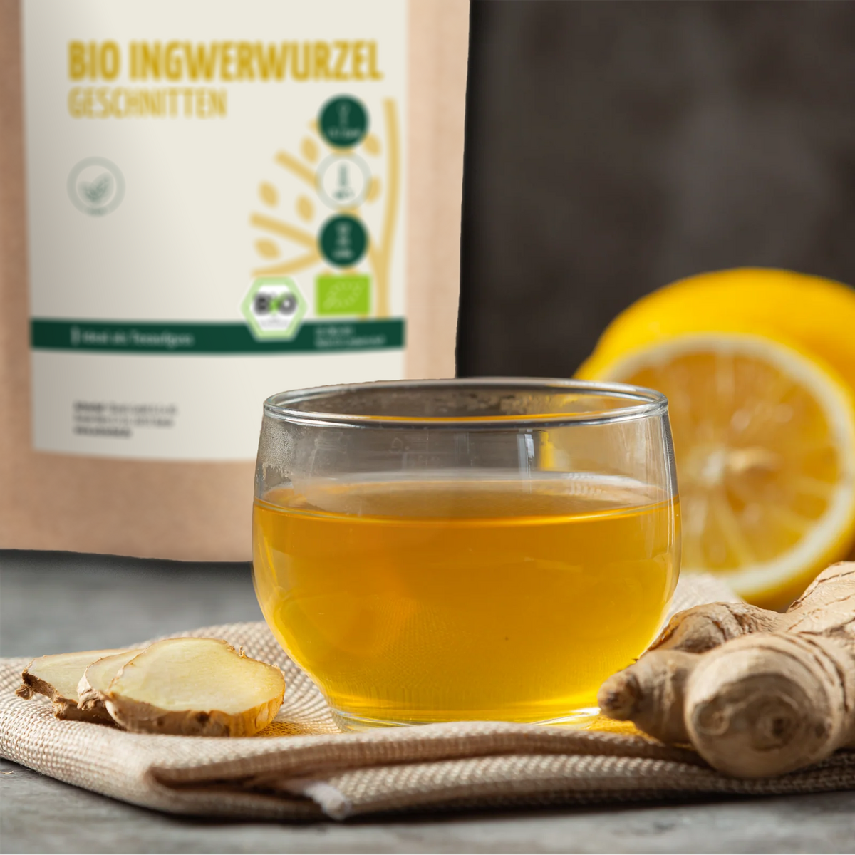 Ingwerwurzel geschnitten Bio (500g)