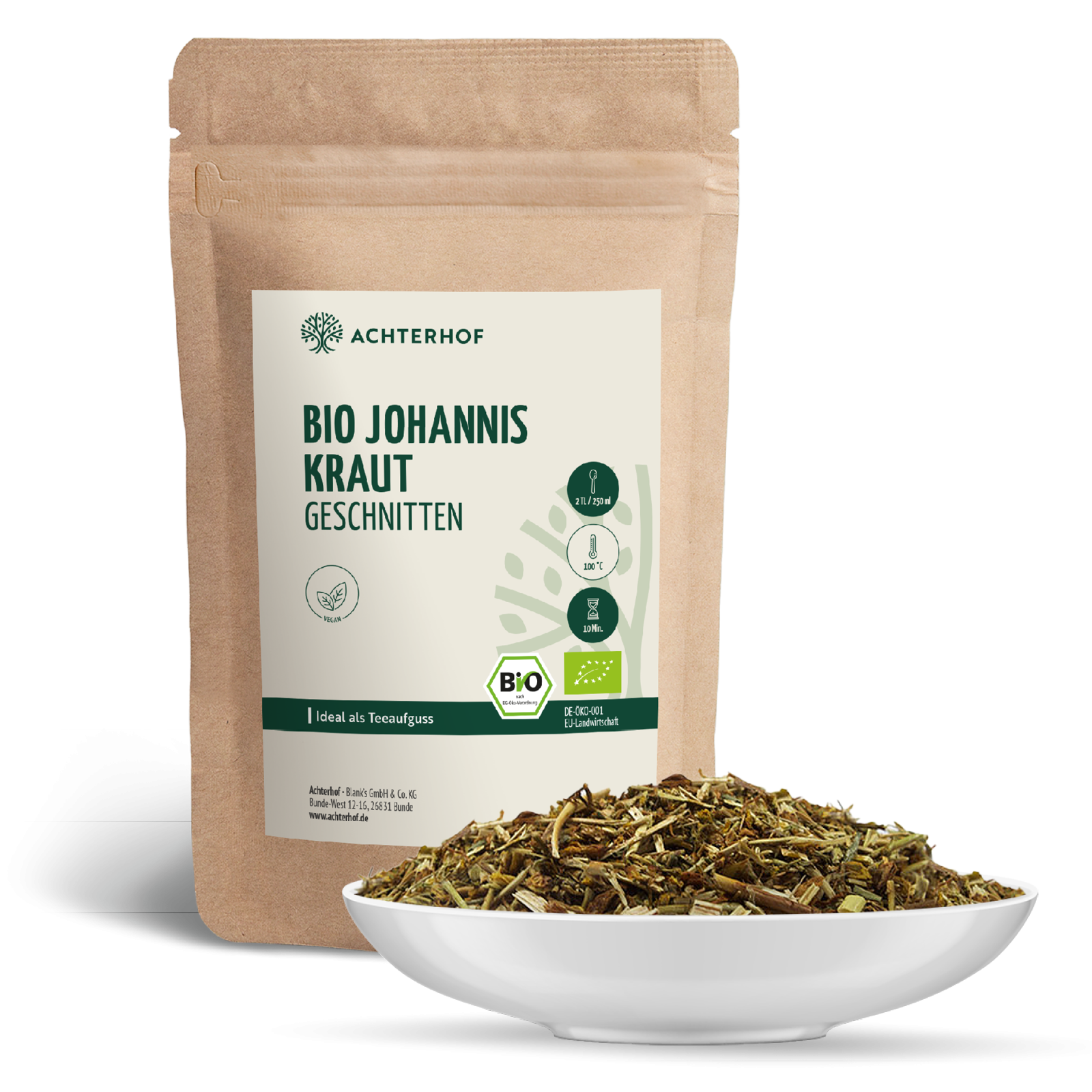 Johanniskraut geschnitten Bio (500g)