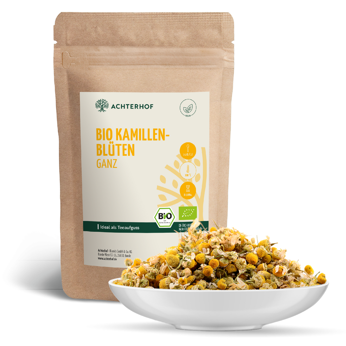 Kamillenblüten ganz Bio (1000g)