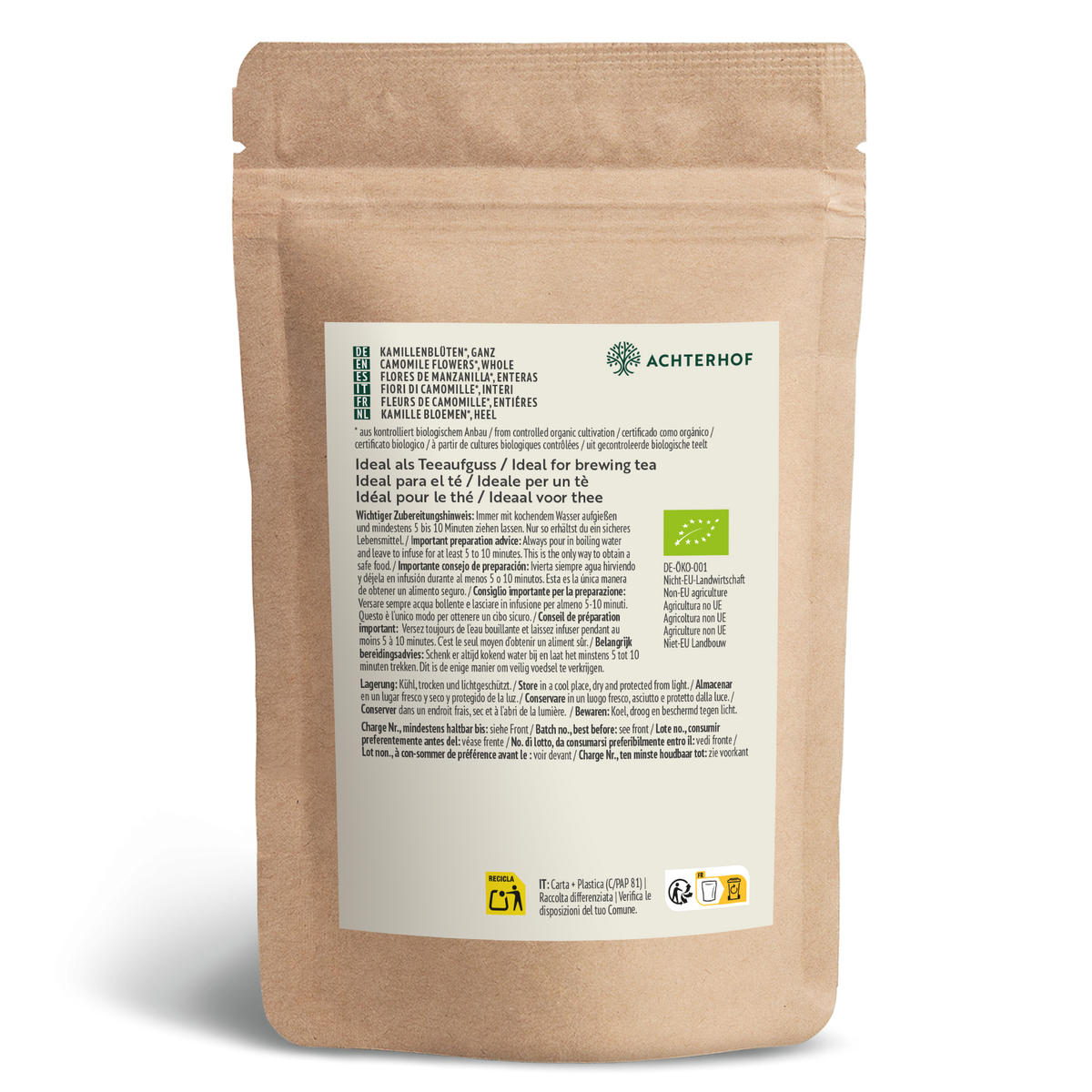 Kamillenblüten ganz Bio (1000g)