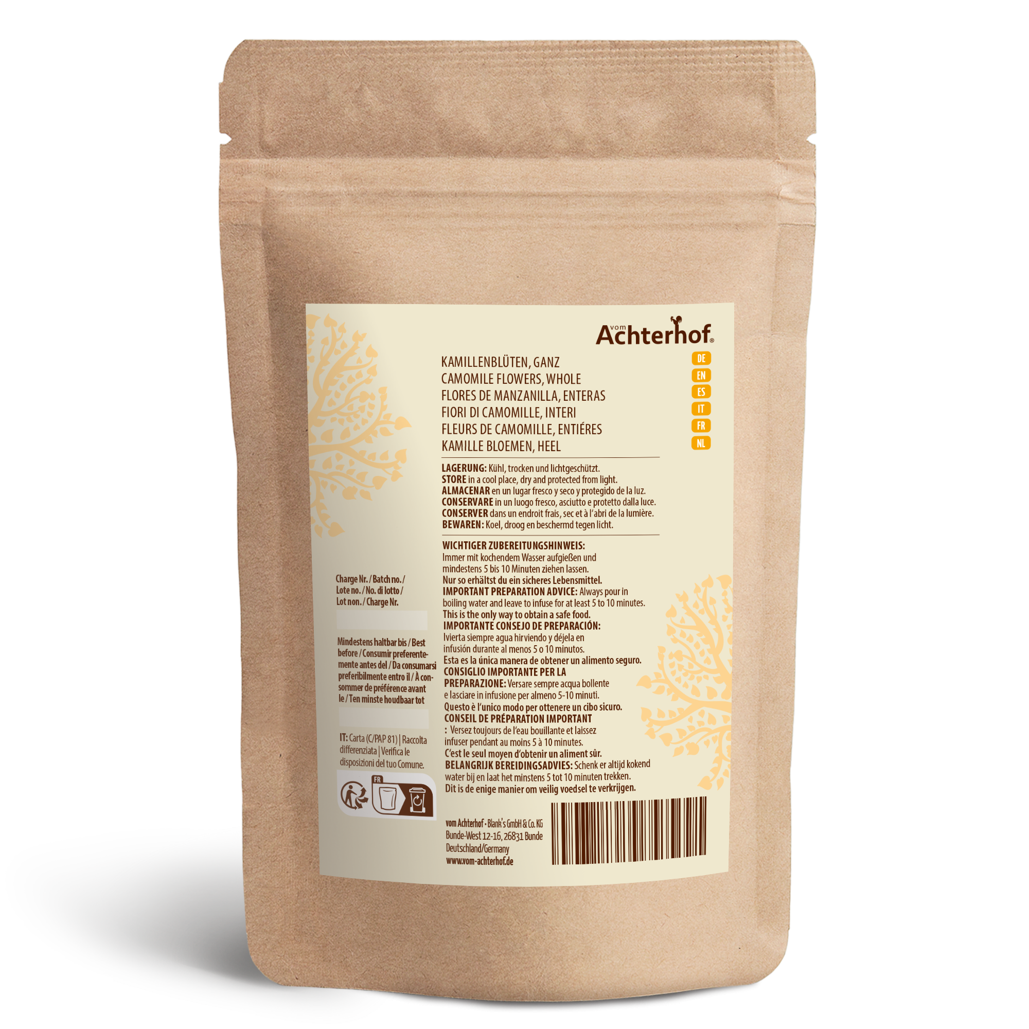 Kamillenblüten ganz (1000g)
