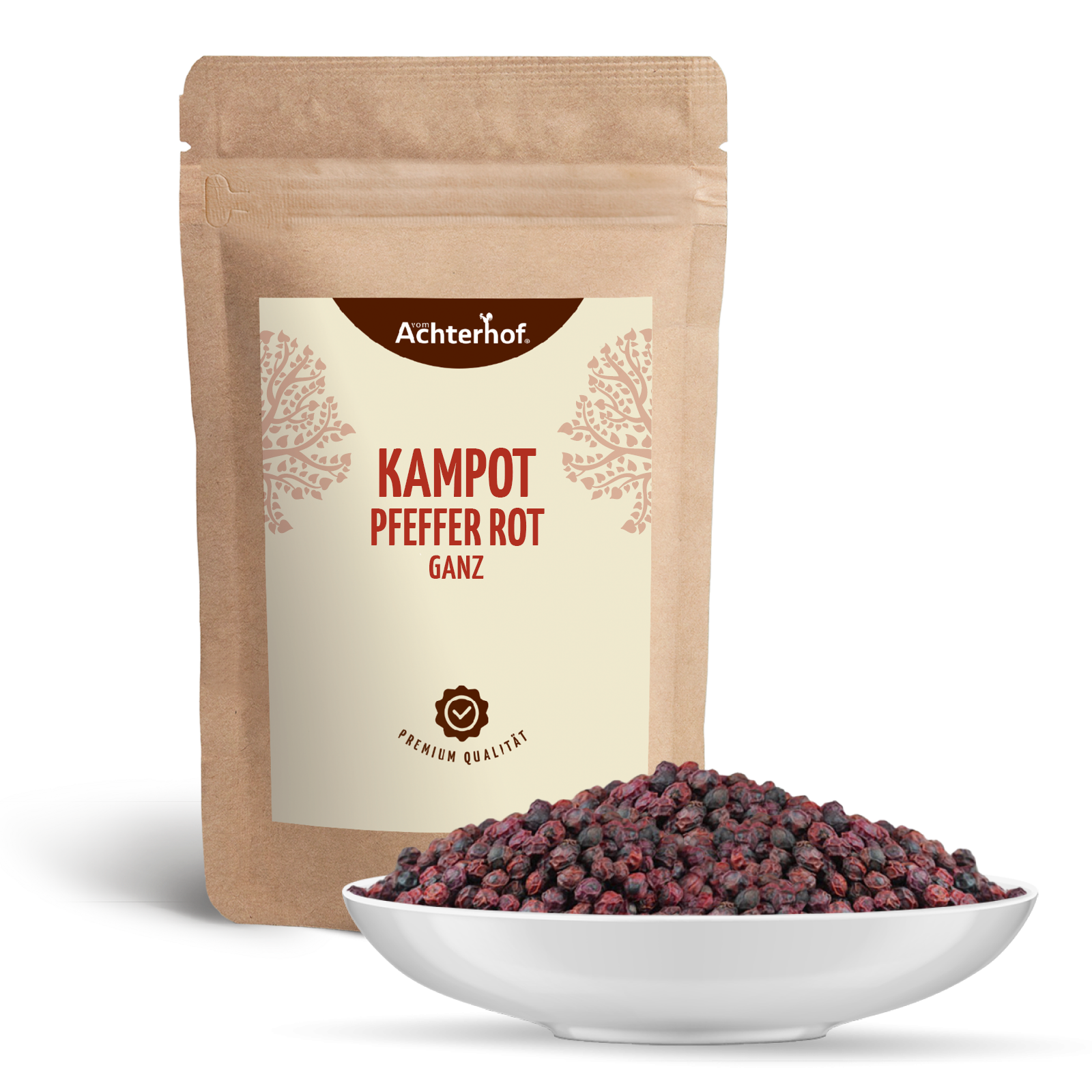 Kampot Pfeffer rot ganz (50g)