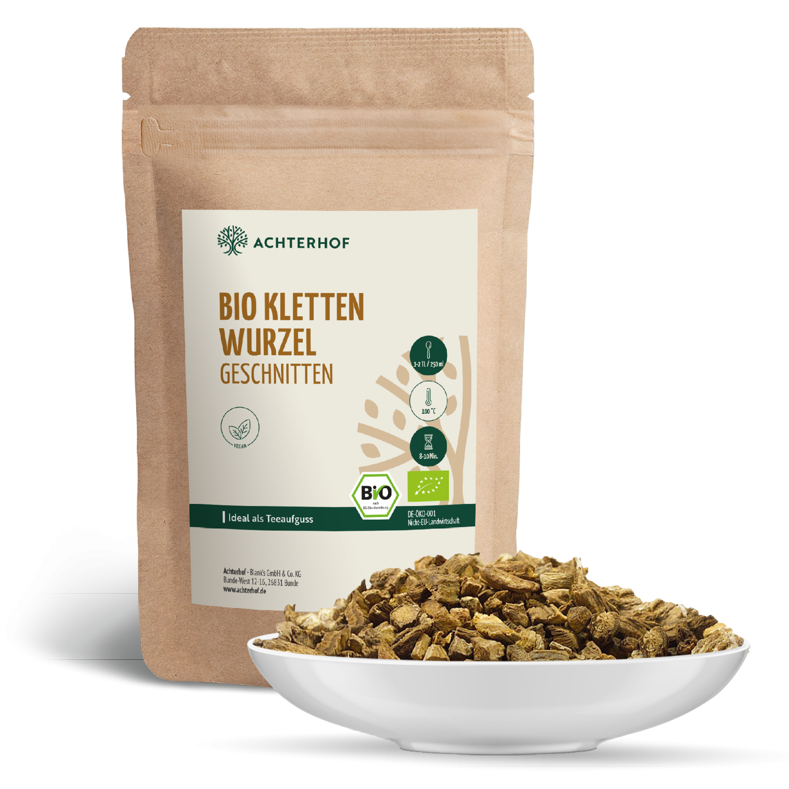 Klettenwurzel geschnitten Bio (250g)