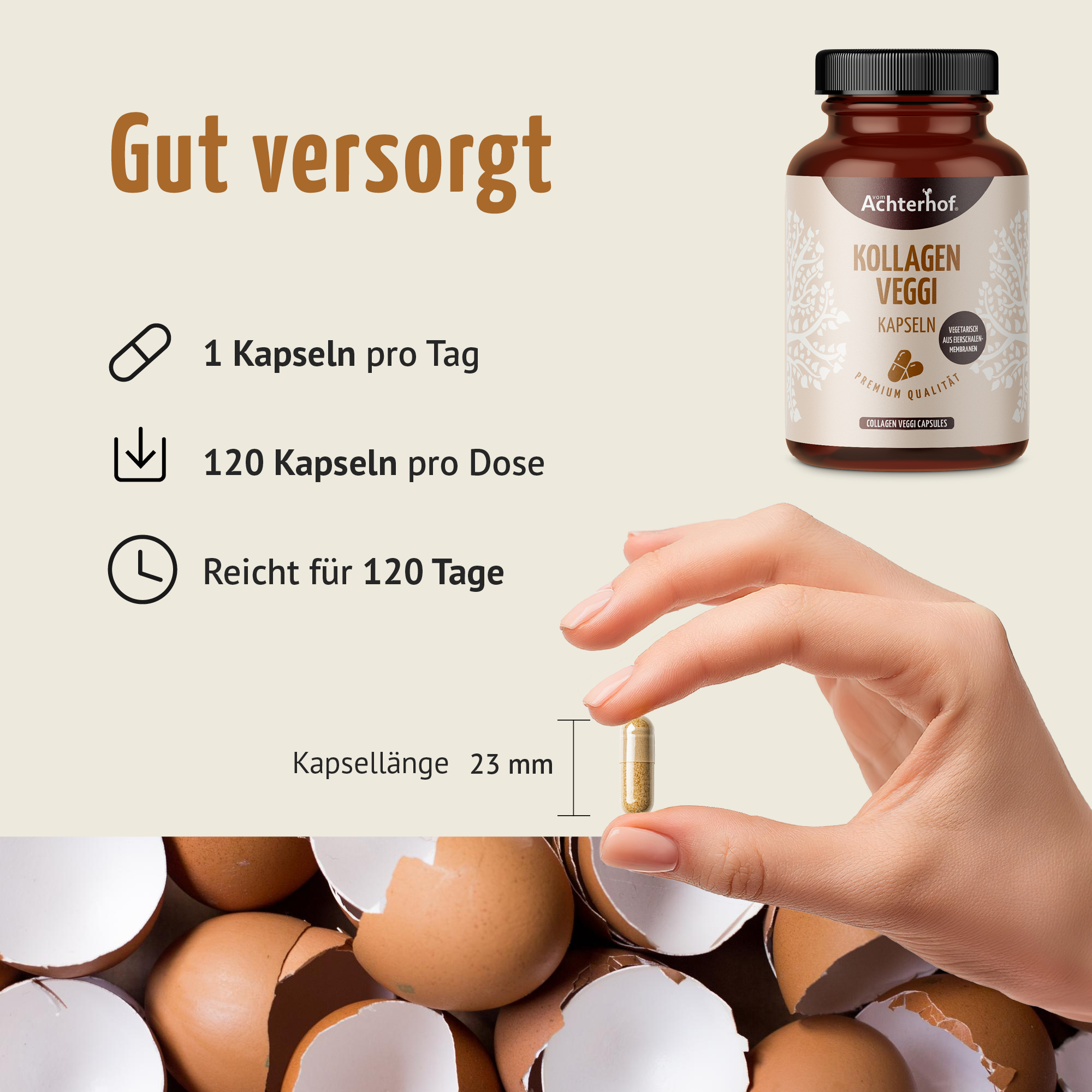 Kollagen Veggi Kapseln (120 Kapseln)