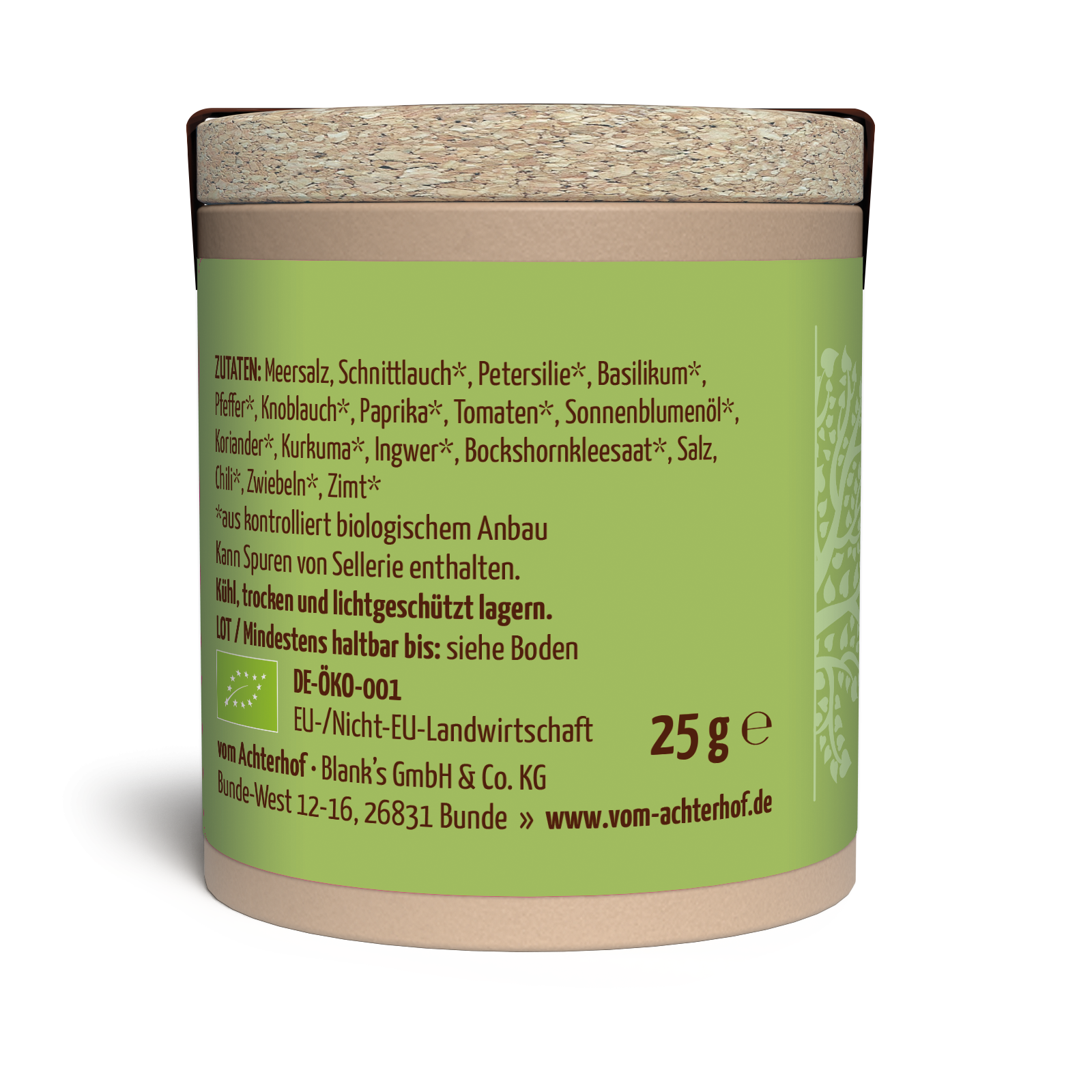 Kräuterbutter Gewürzzubereitung Bio (25g)