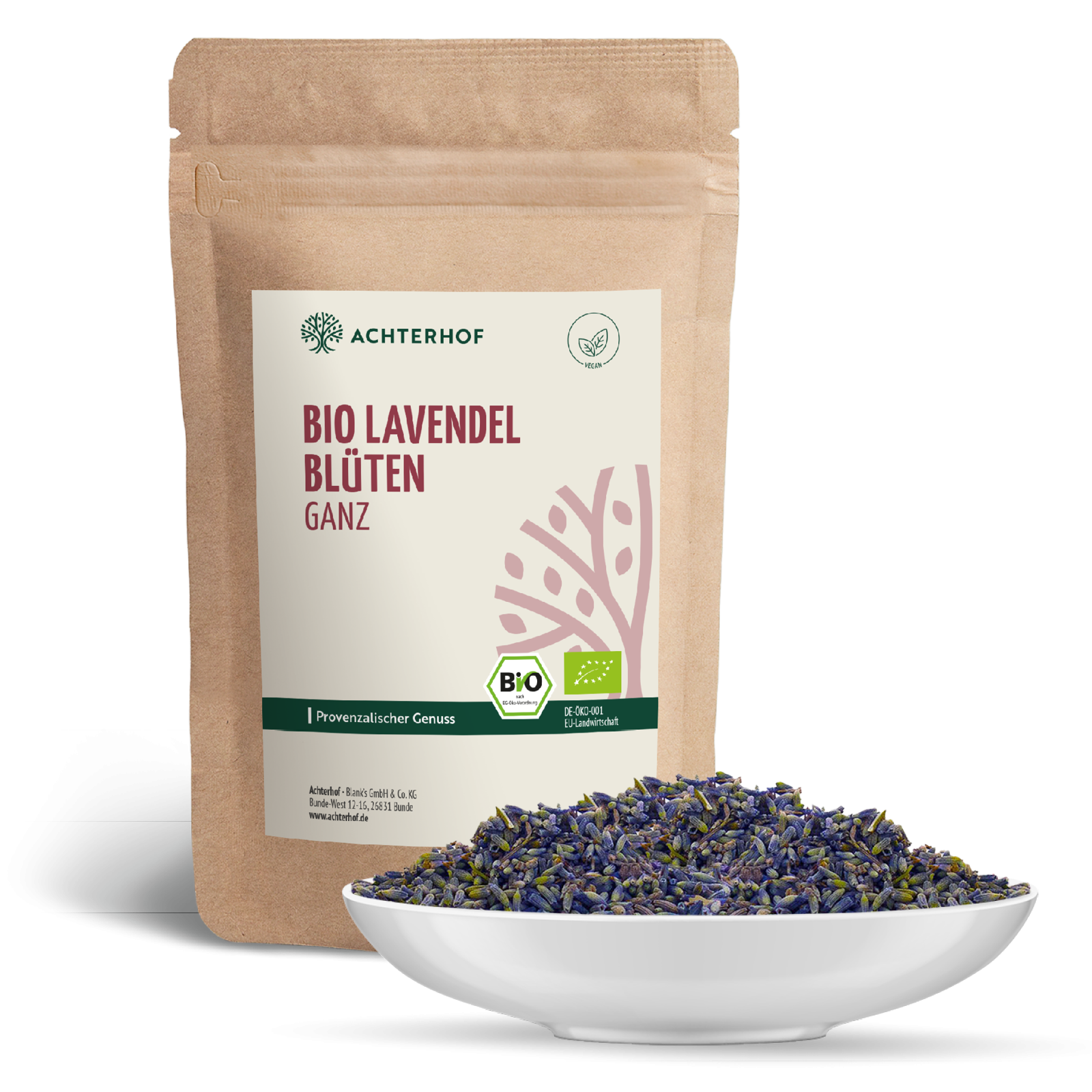 Lavendelblüten ganz Bio (500g)