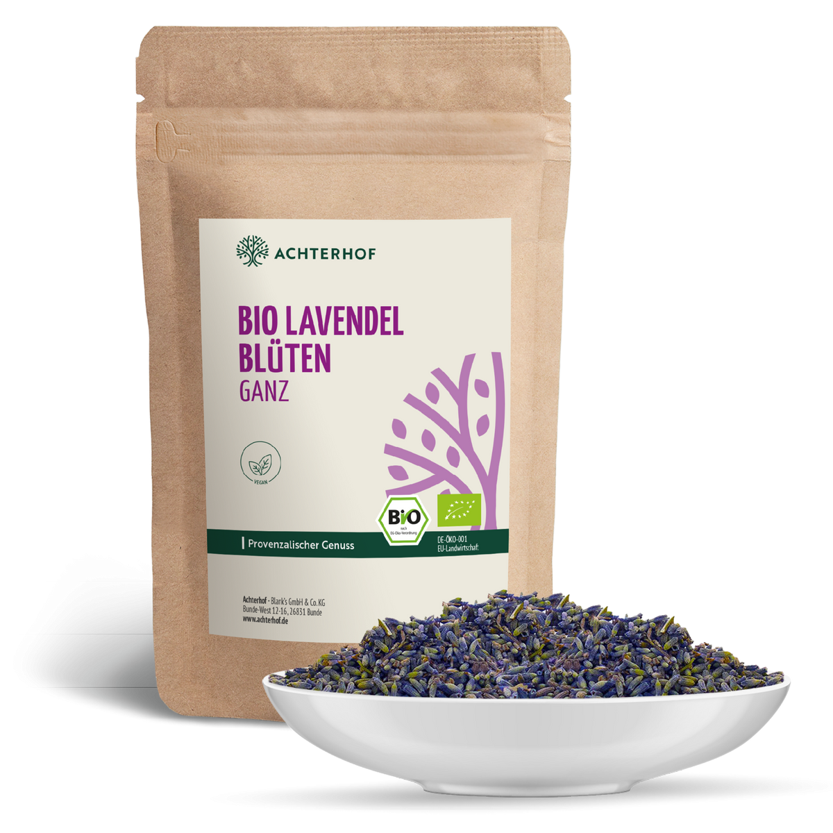 Lavendelblüten ganz Bio (100g)