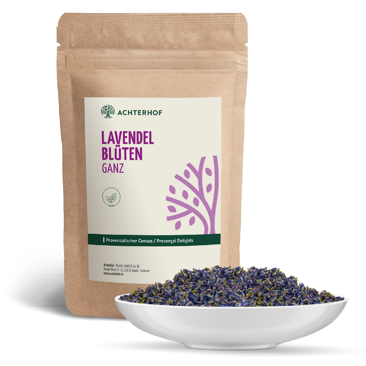 Lavendelblüten ganz (1000g)