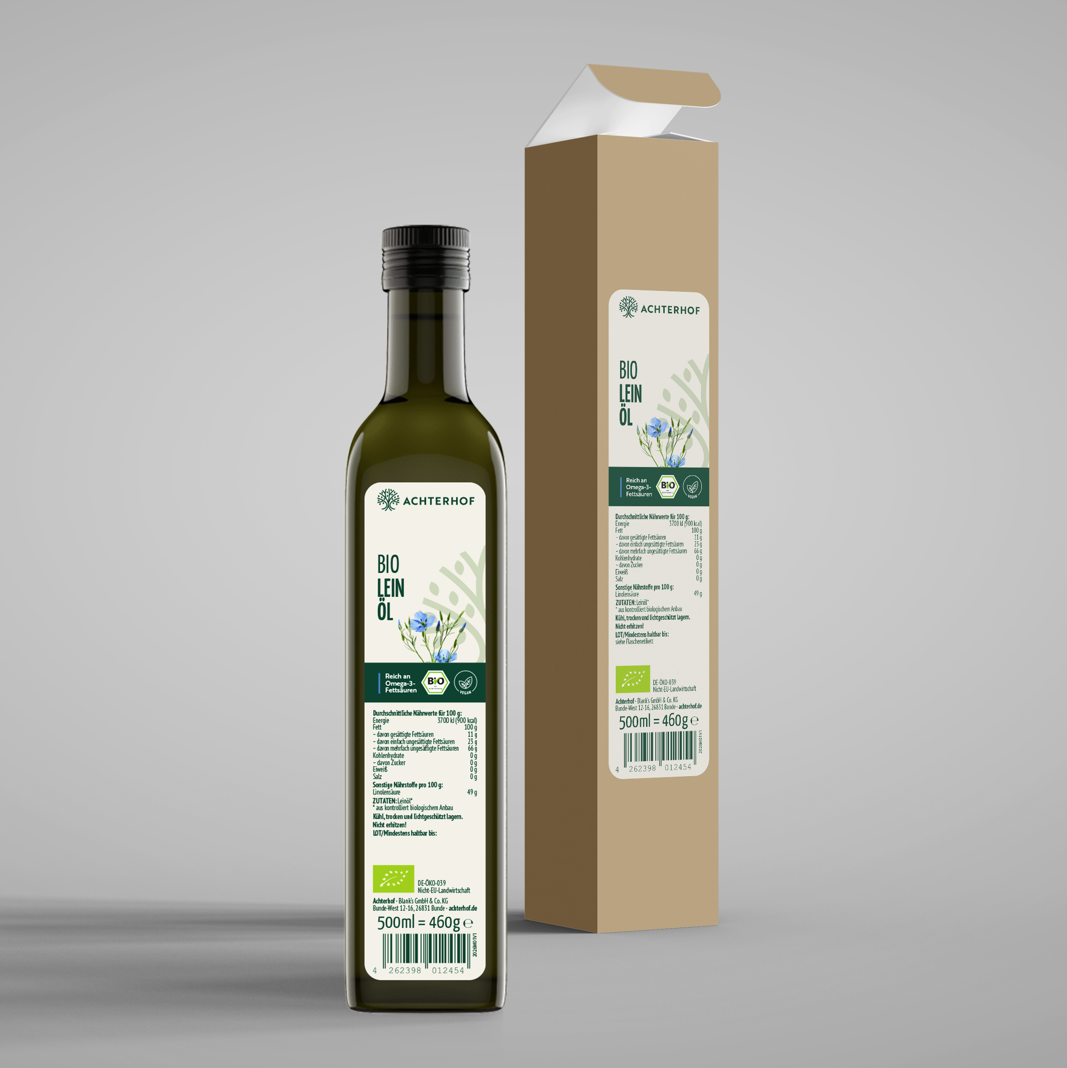 Bio Leinöl (500ml)