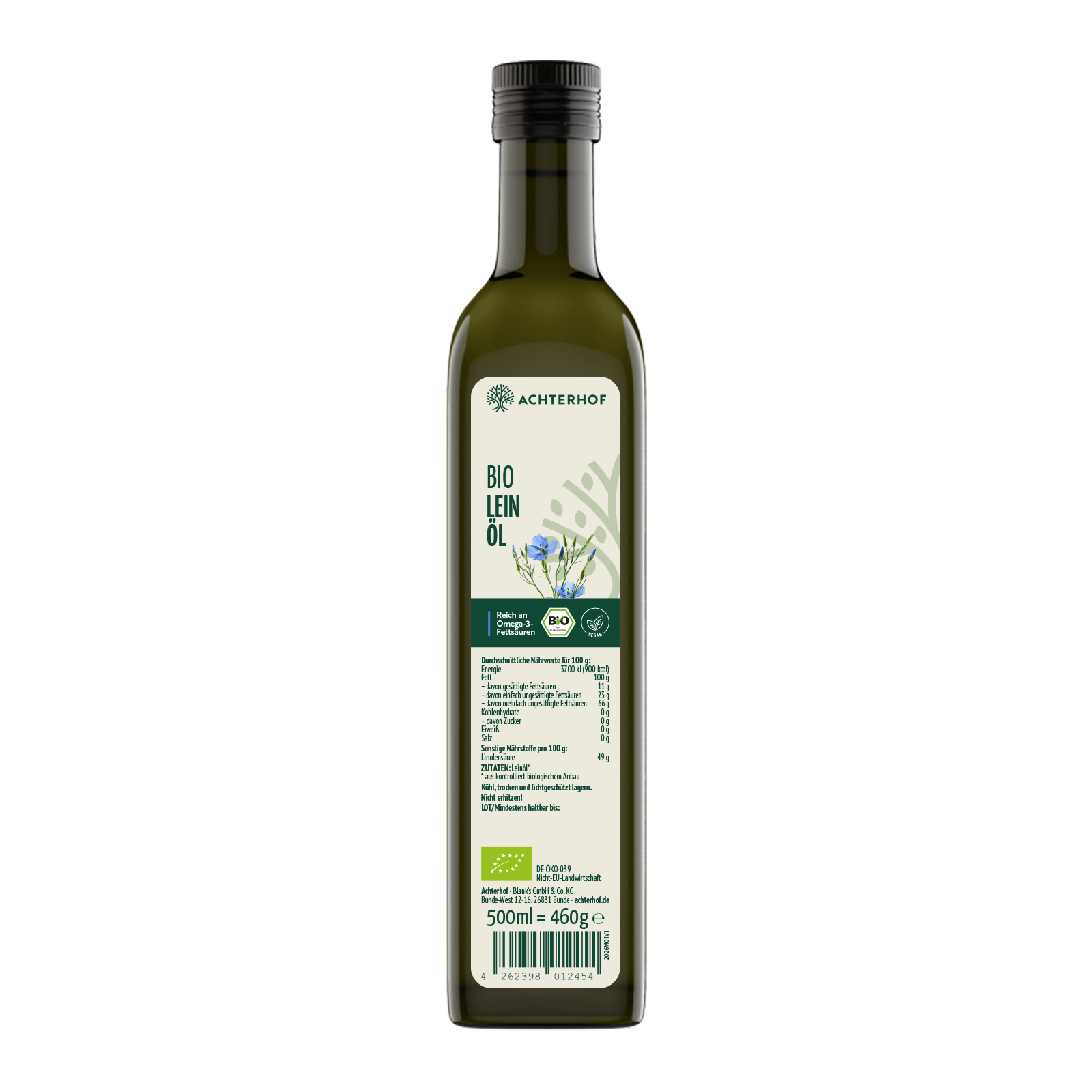 Bio Leinöl (500ml)