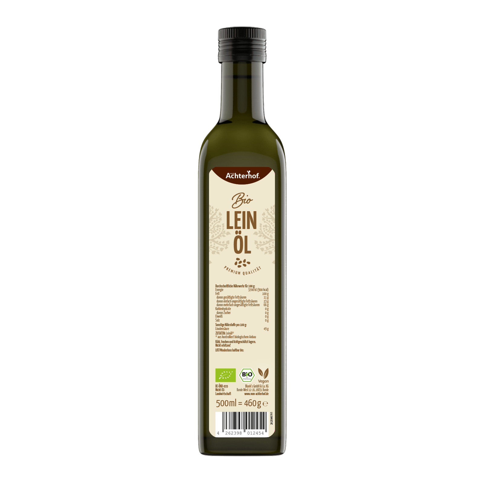 Bio Leinöl (500ml)