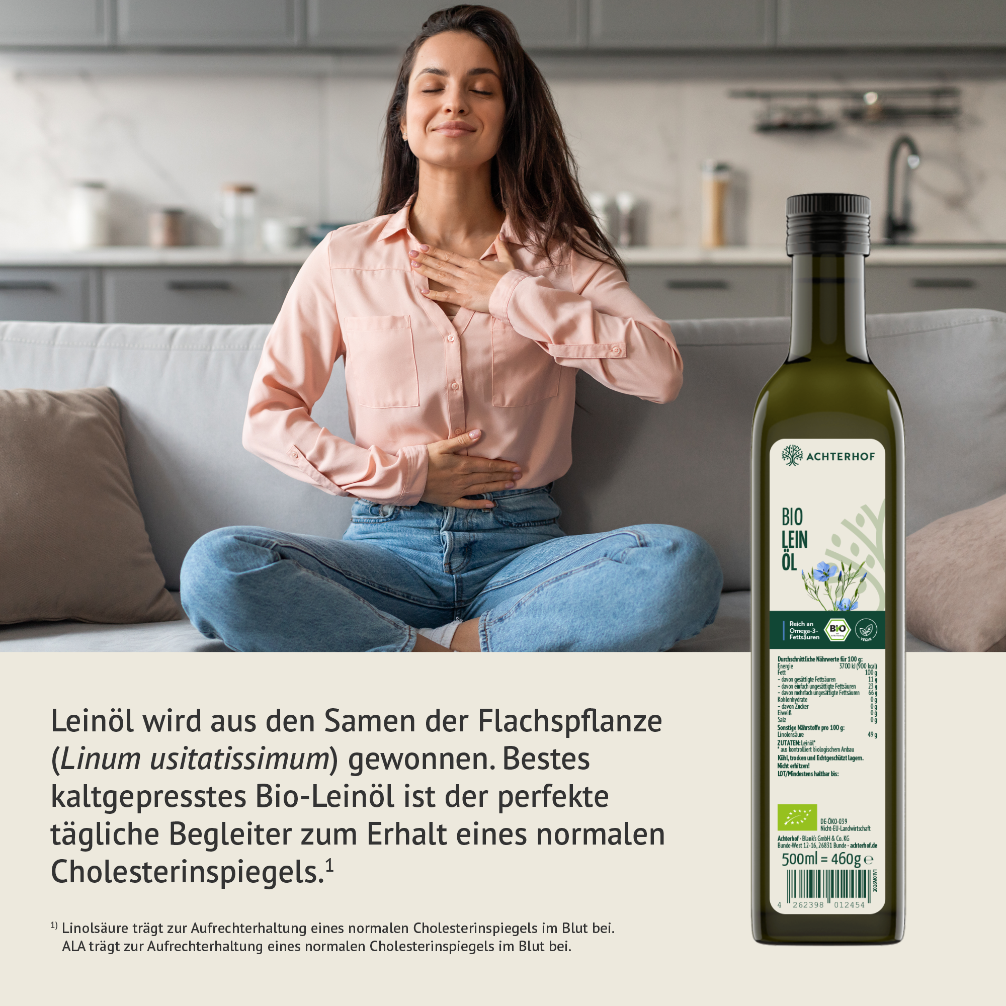 Bio Leinöl (500ml)