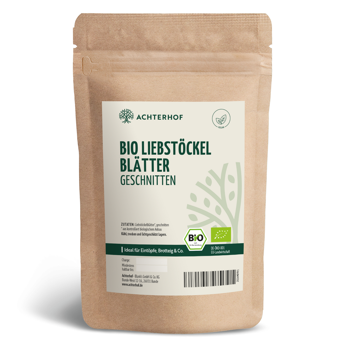Liebstöckelblätter geschnitten Bio (500g)