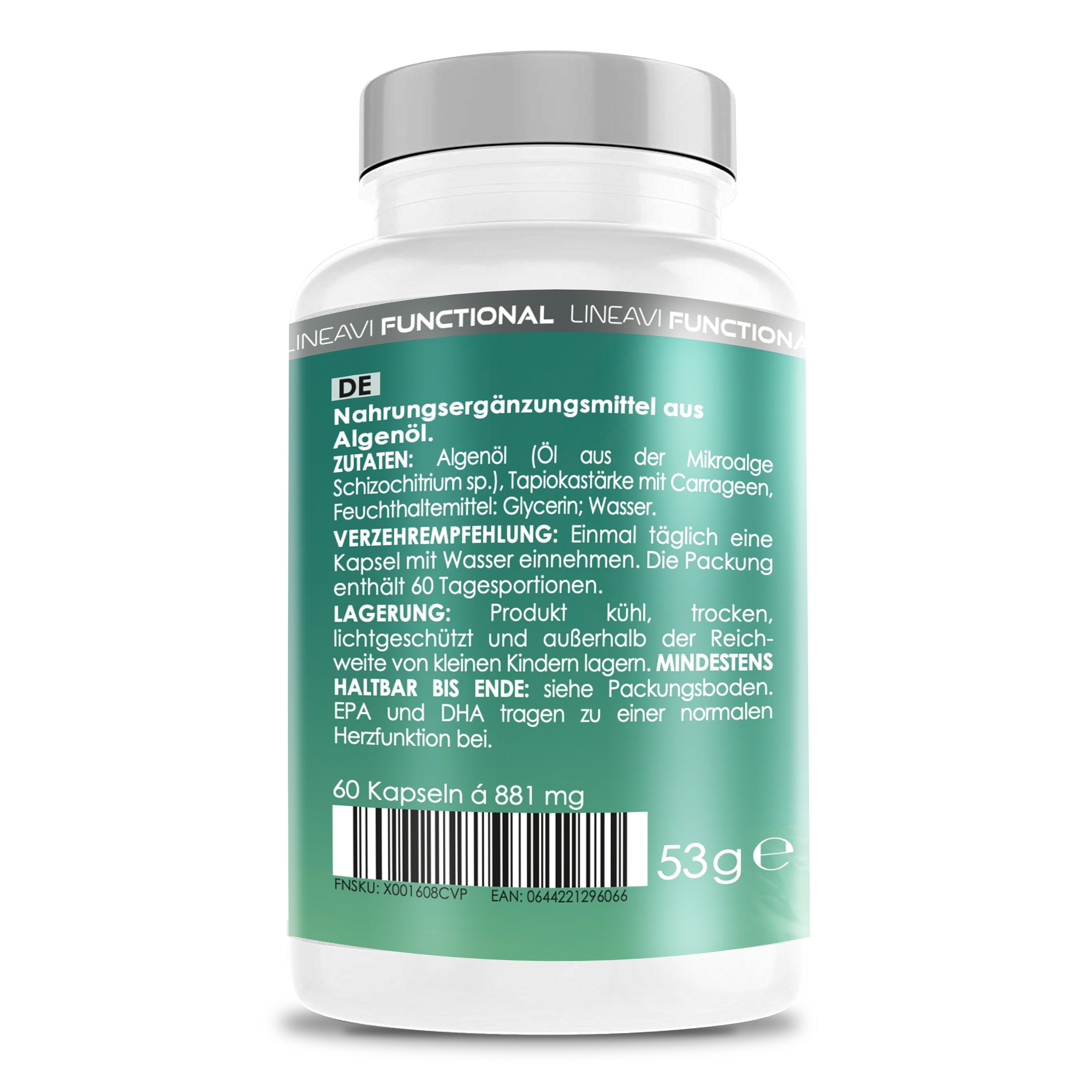 Omega 3 Vegan (60 Kapseln)