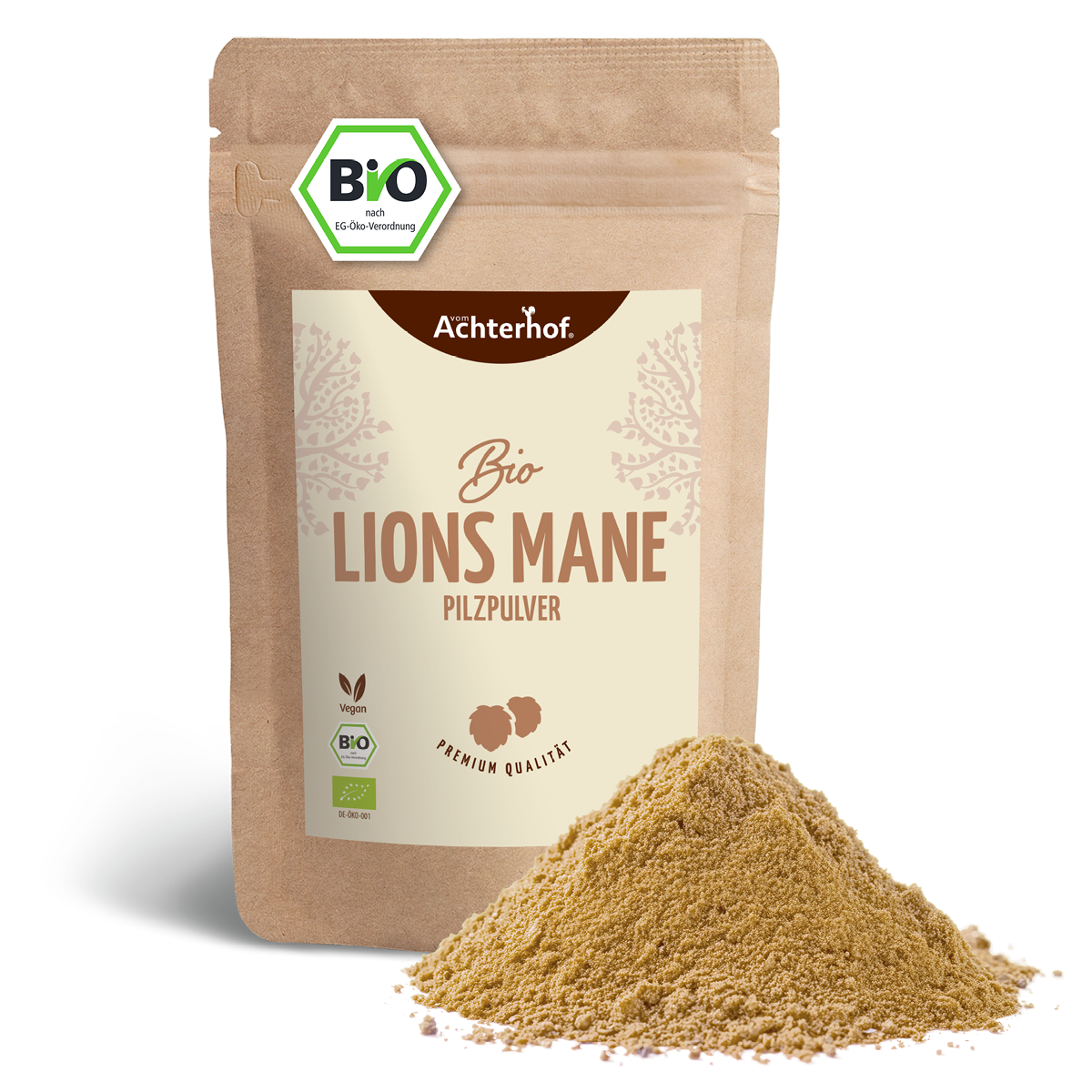 Bio Lions Mane Pilzpulver (250g)