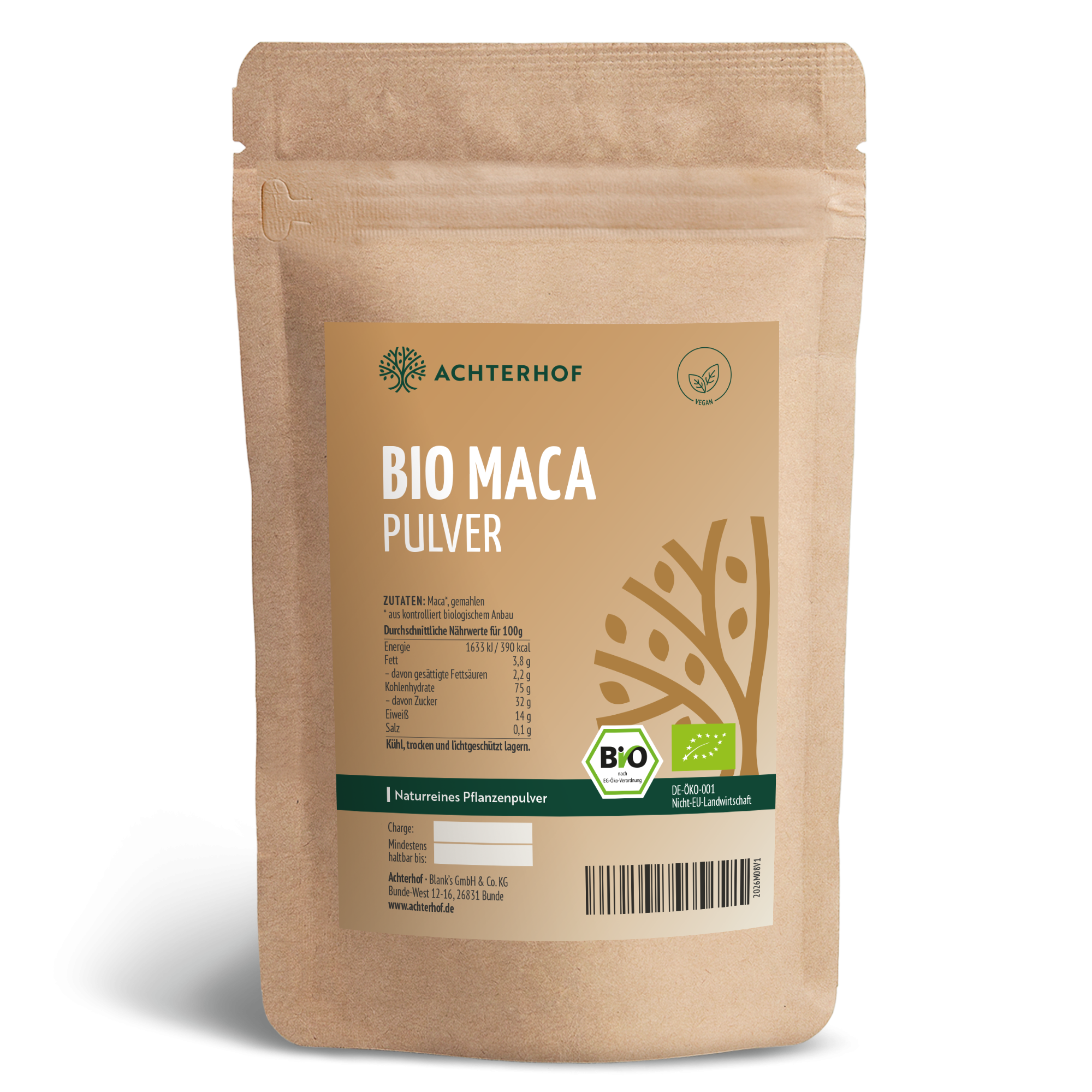 Maca Pulver Bio (250g)