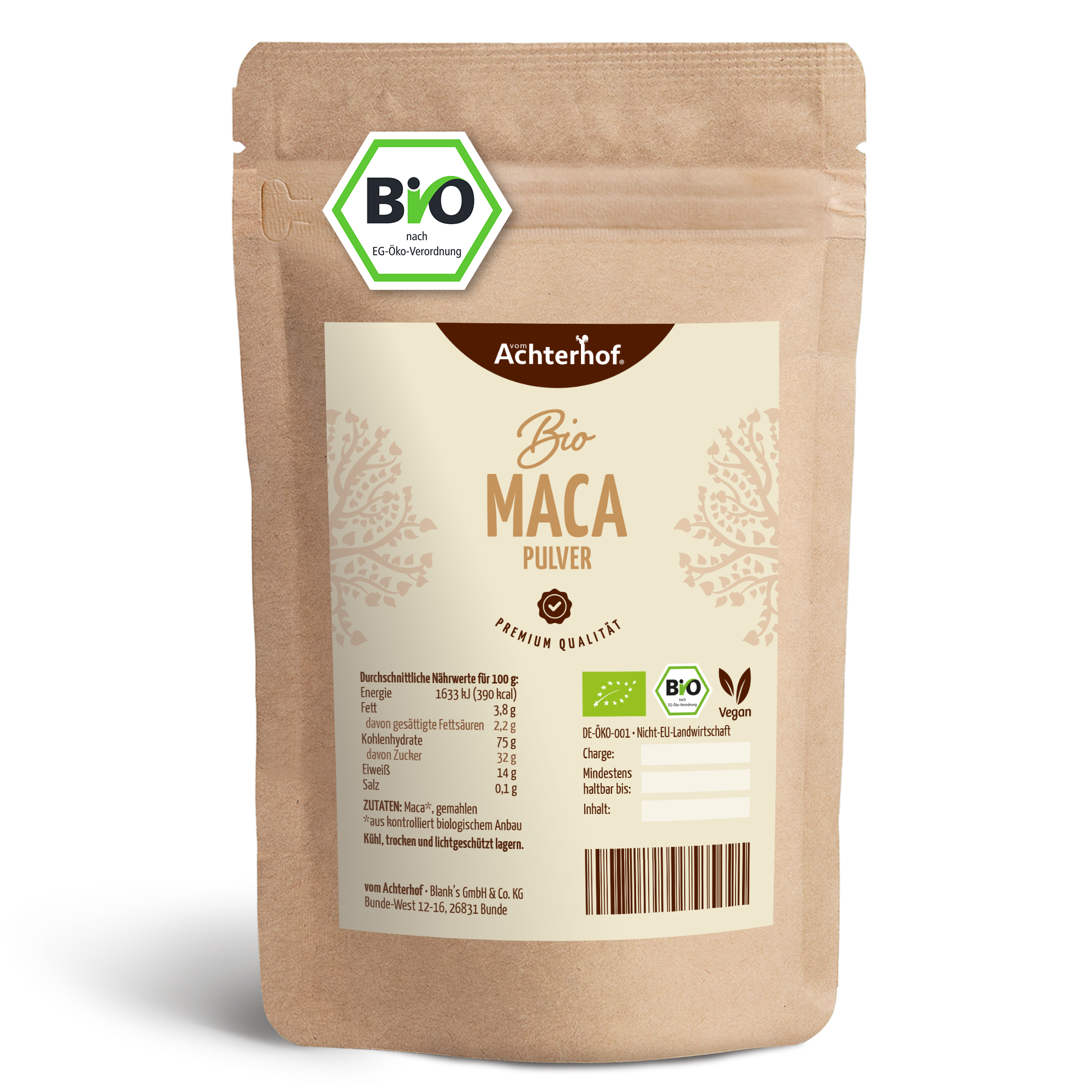 Maca Pulver Bio (250g)