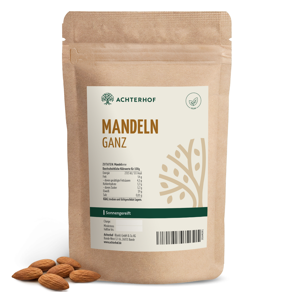 Mandeln ganz (1000g)