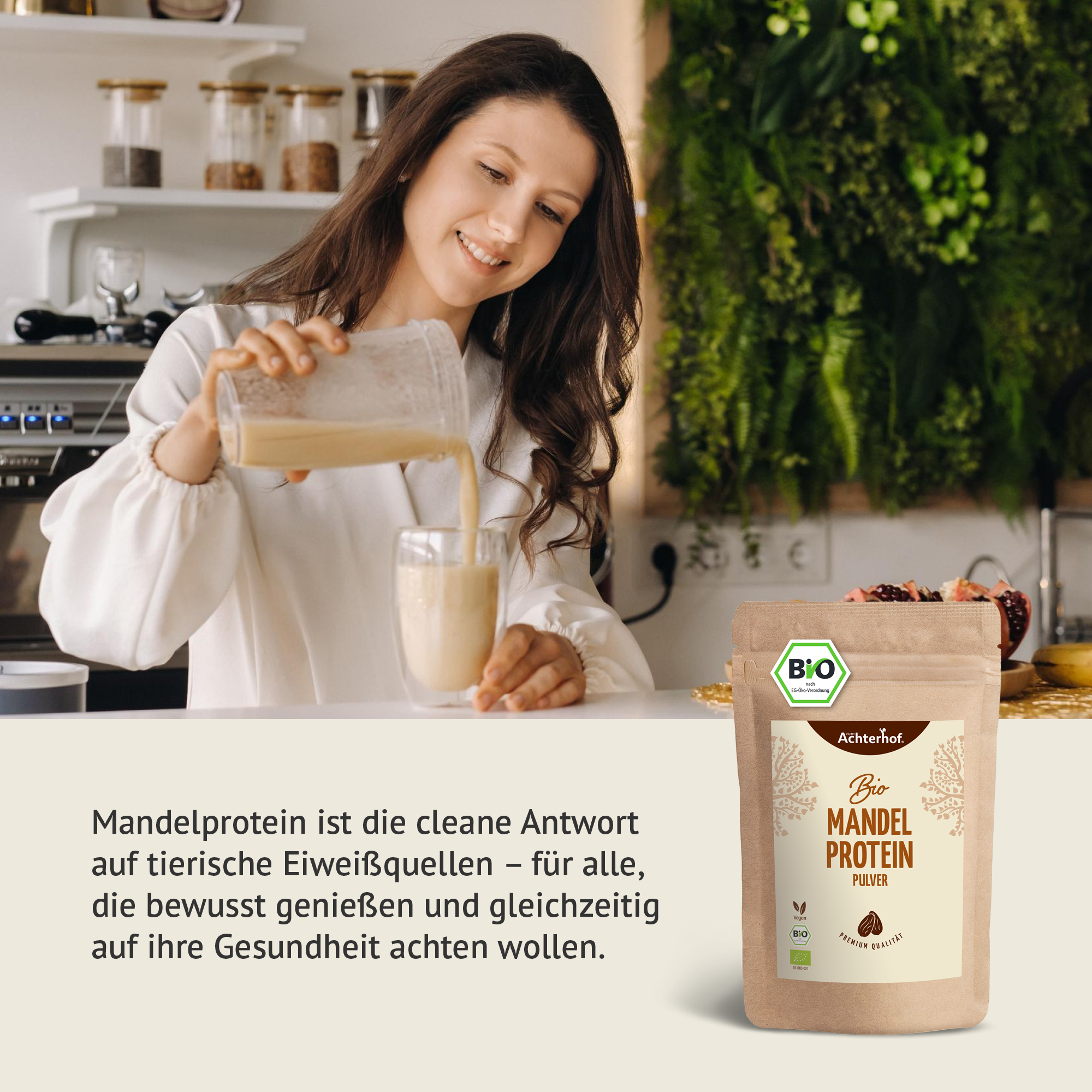 Bio Mandelprotein Pulver (1000g)