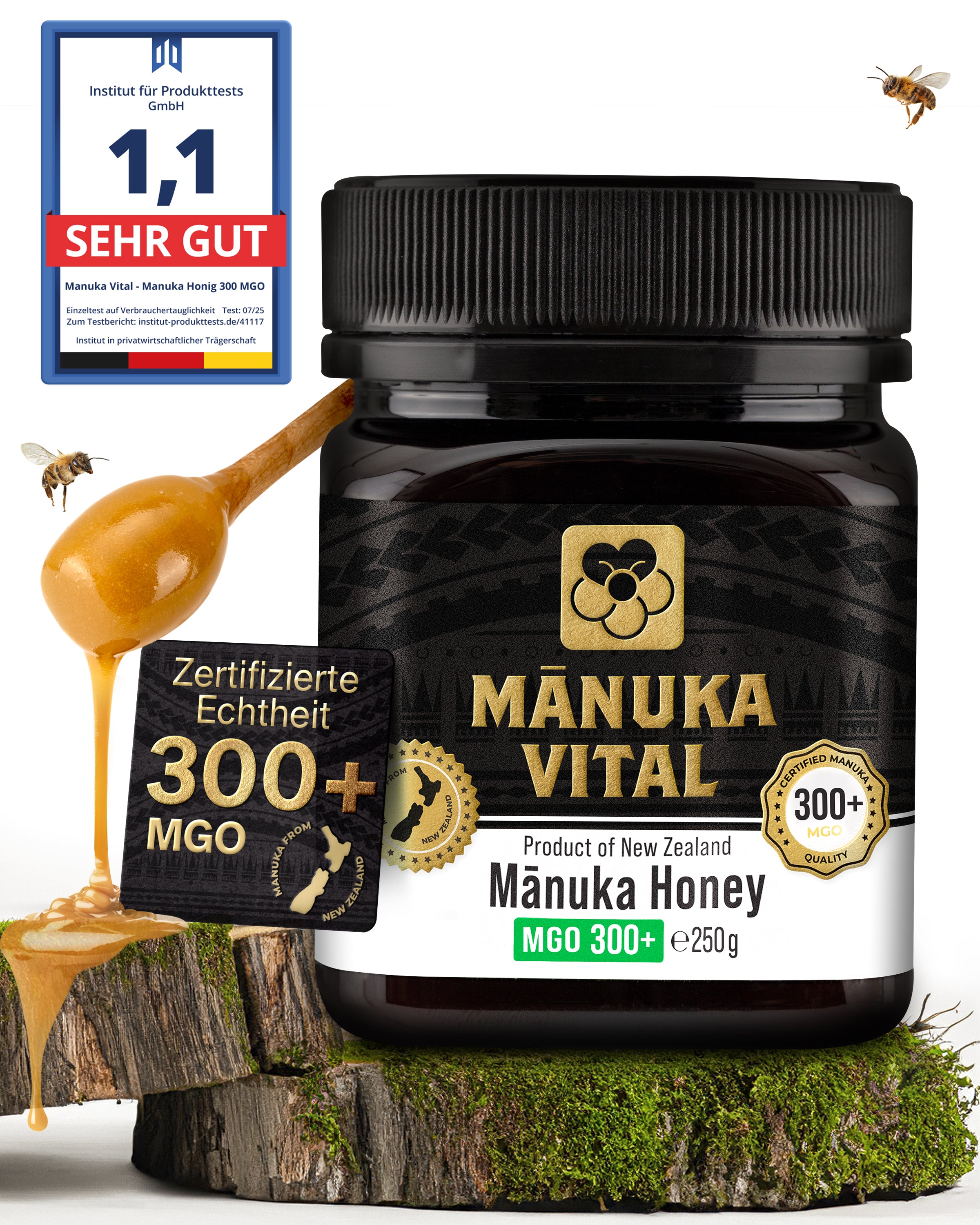 Manuka Vital Honig MGO 300+ (250g)