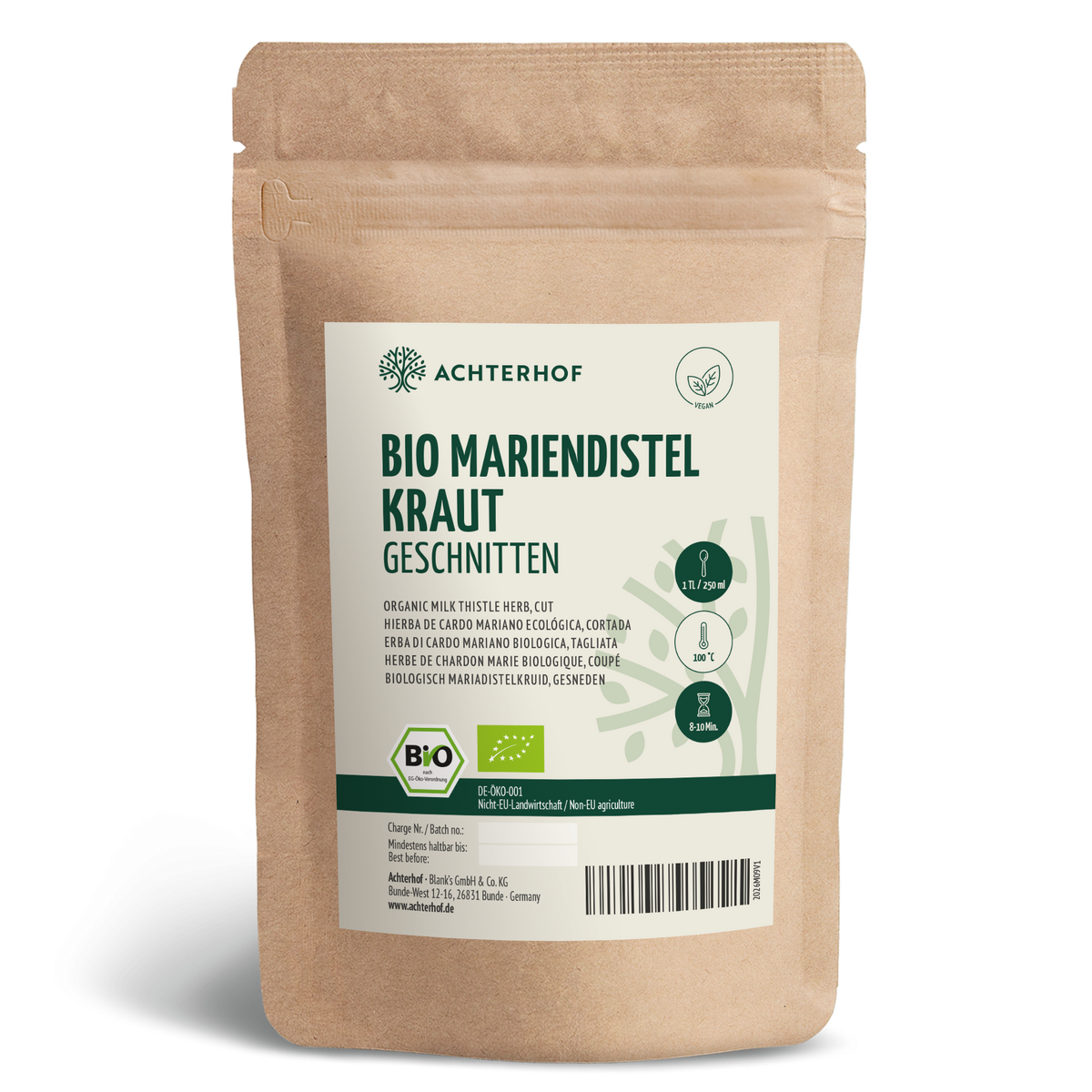 Mariendistelkraut geschnitten Bio (250g)