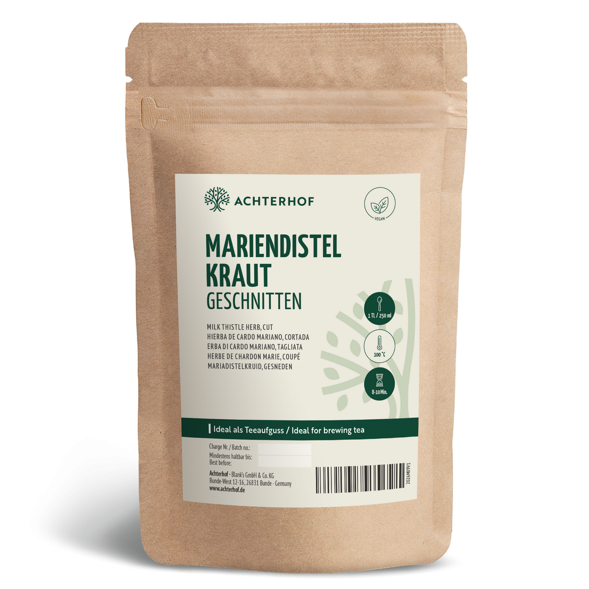 Mariendistelkraut geschnitten (250g)