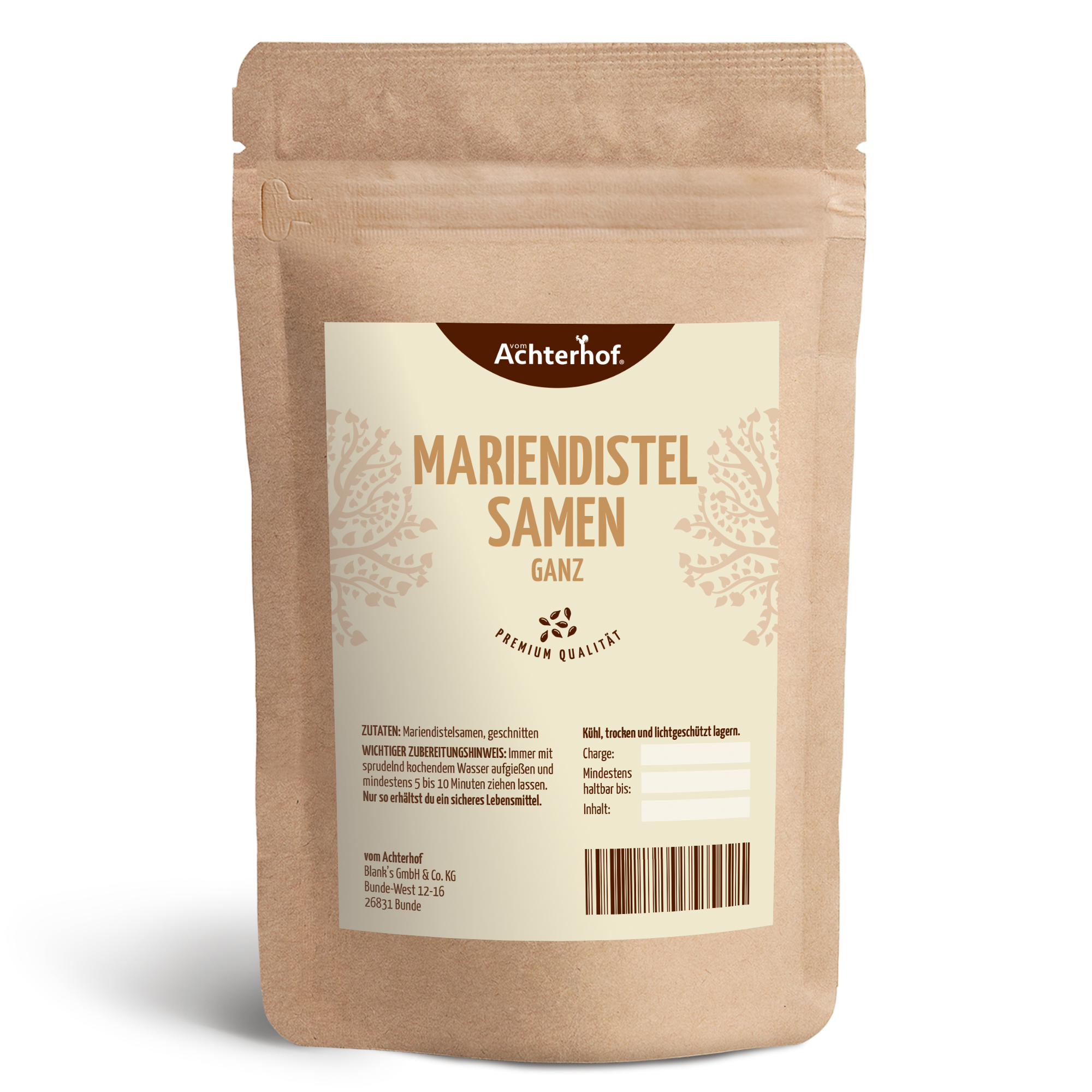 Mariendistelsamen ganz (250g)