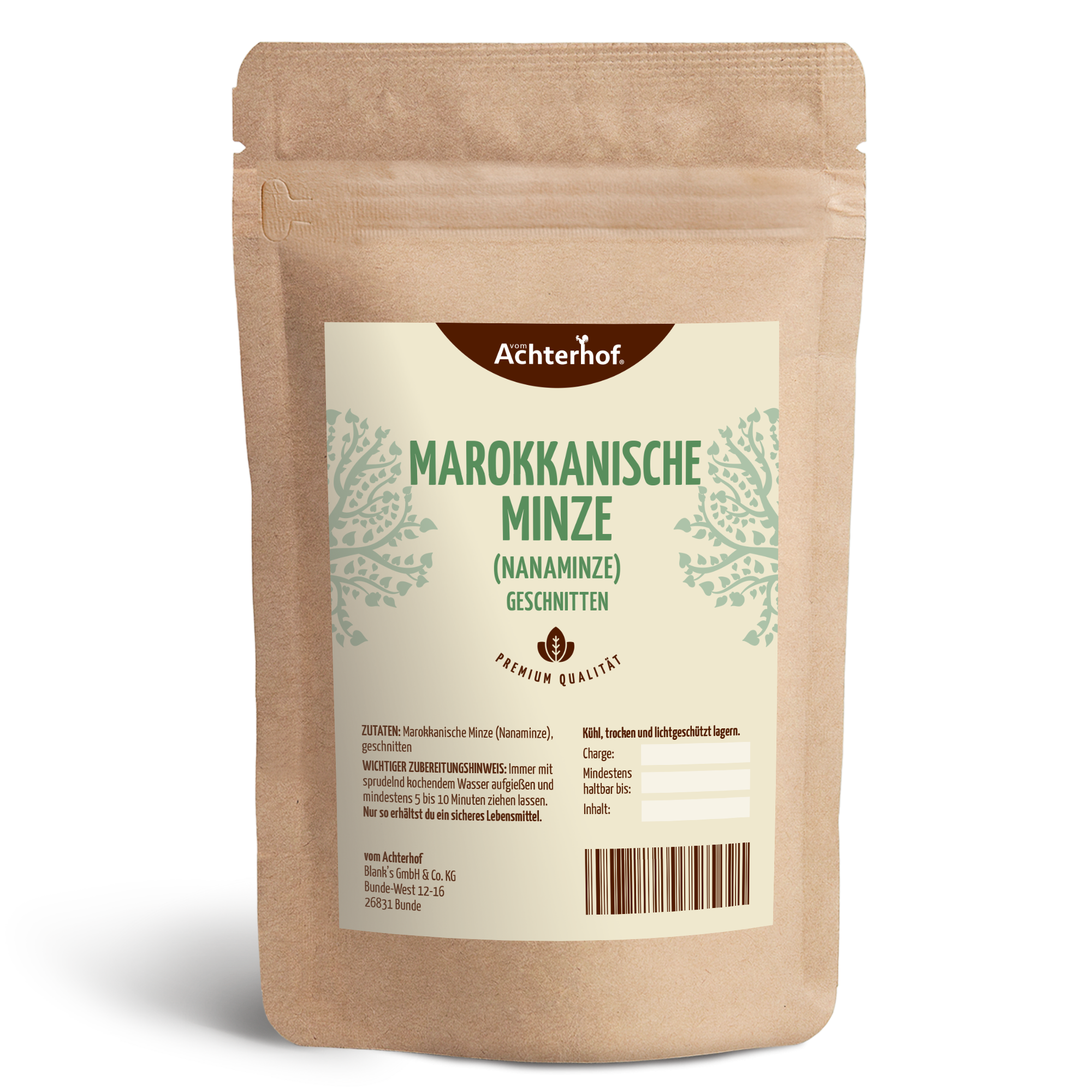 Marokkanische Minze geschnitten (1000g)