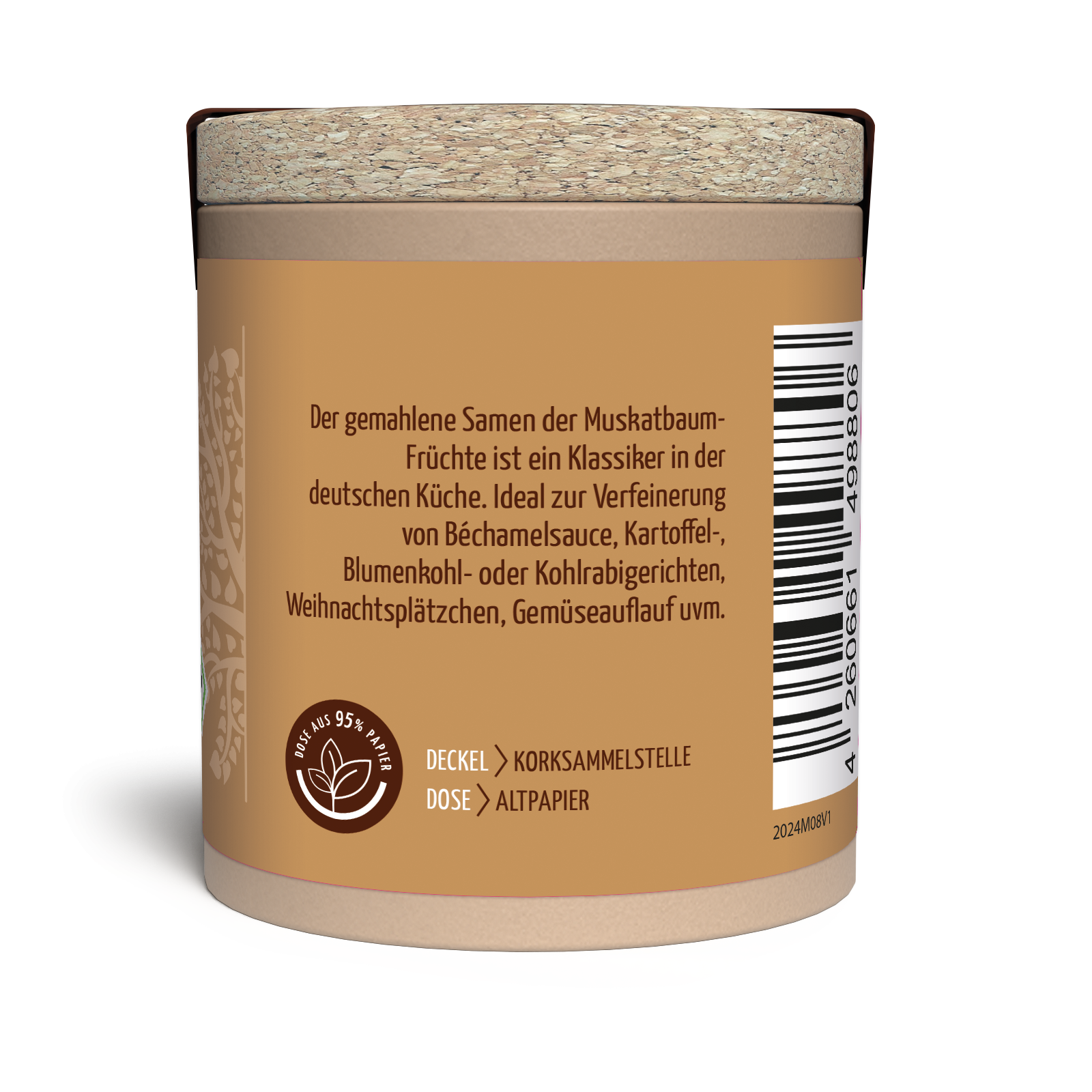 Muskatnuss gemahlen Bio (35g)