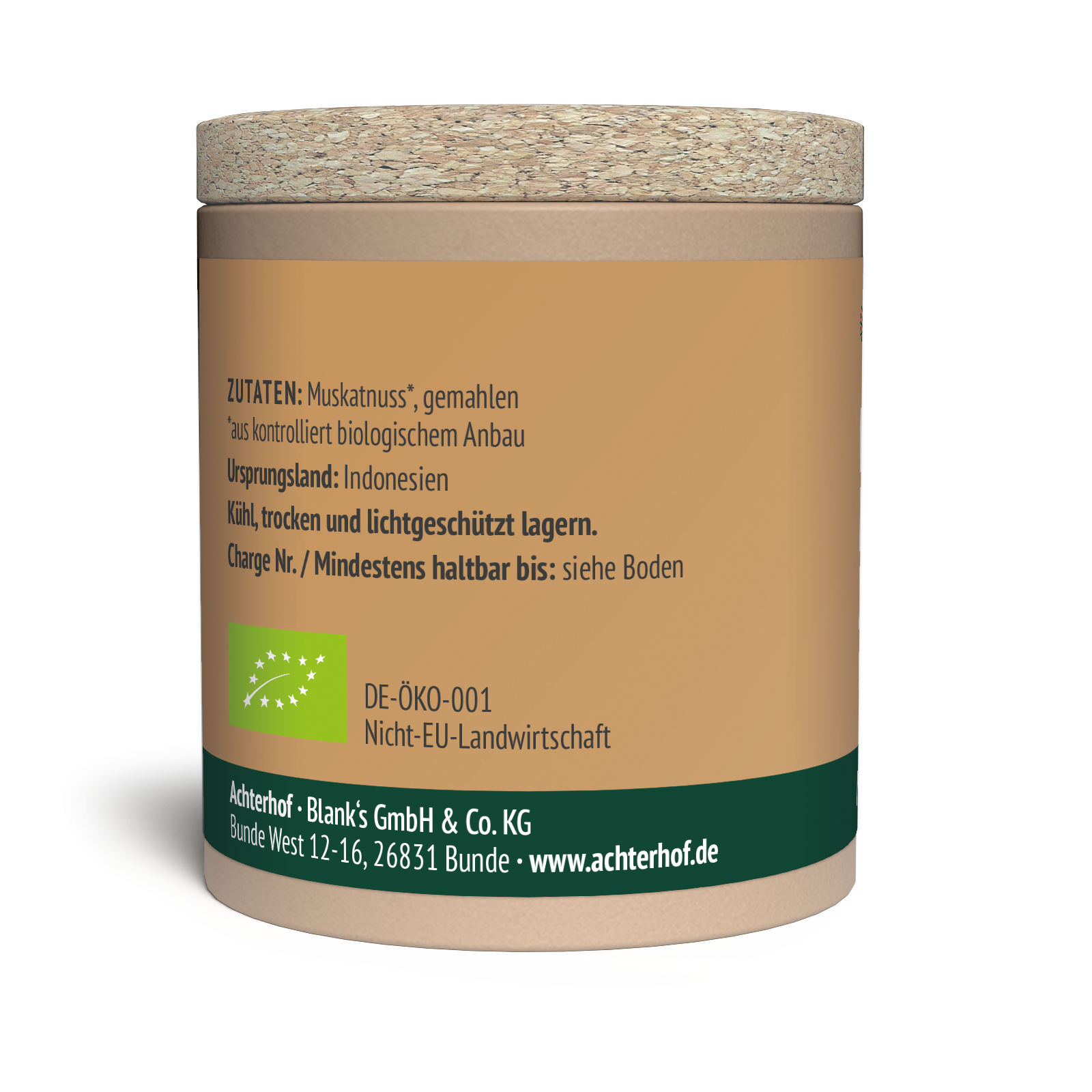 Muskatnuss gemahlen Bio (35g)
