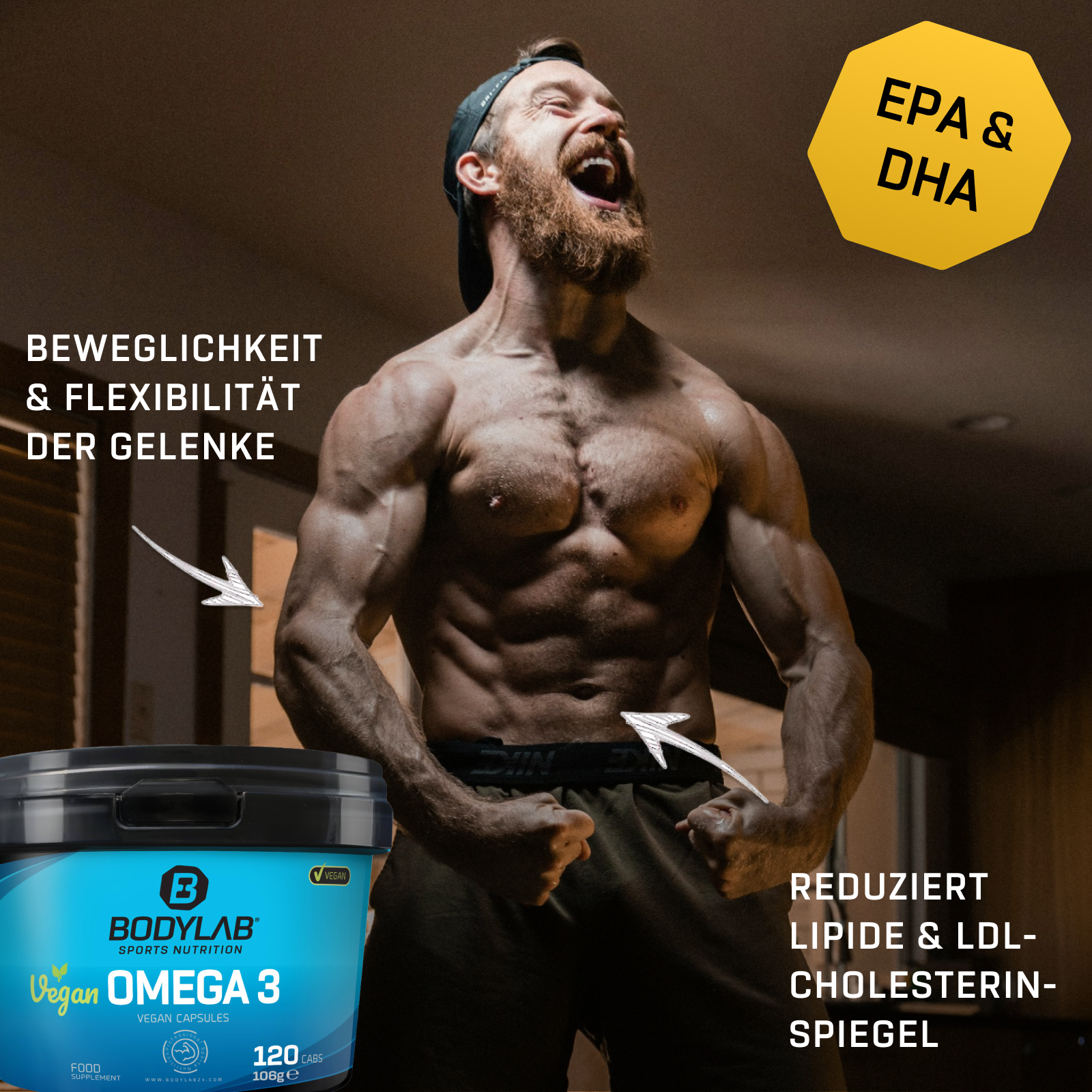 3 x Vegan Omega 3 (120 Kapseln)