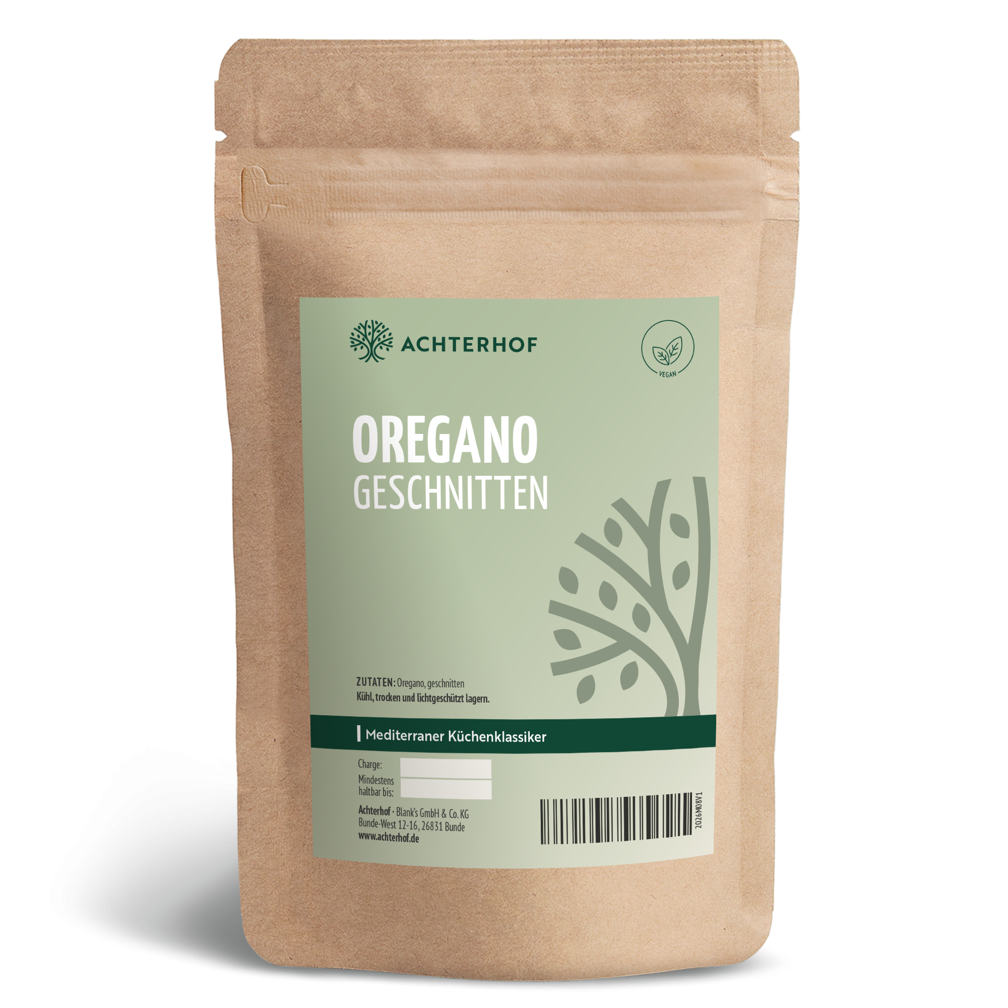 Oregano geschnitten (250g)
