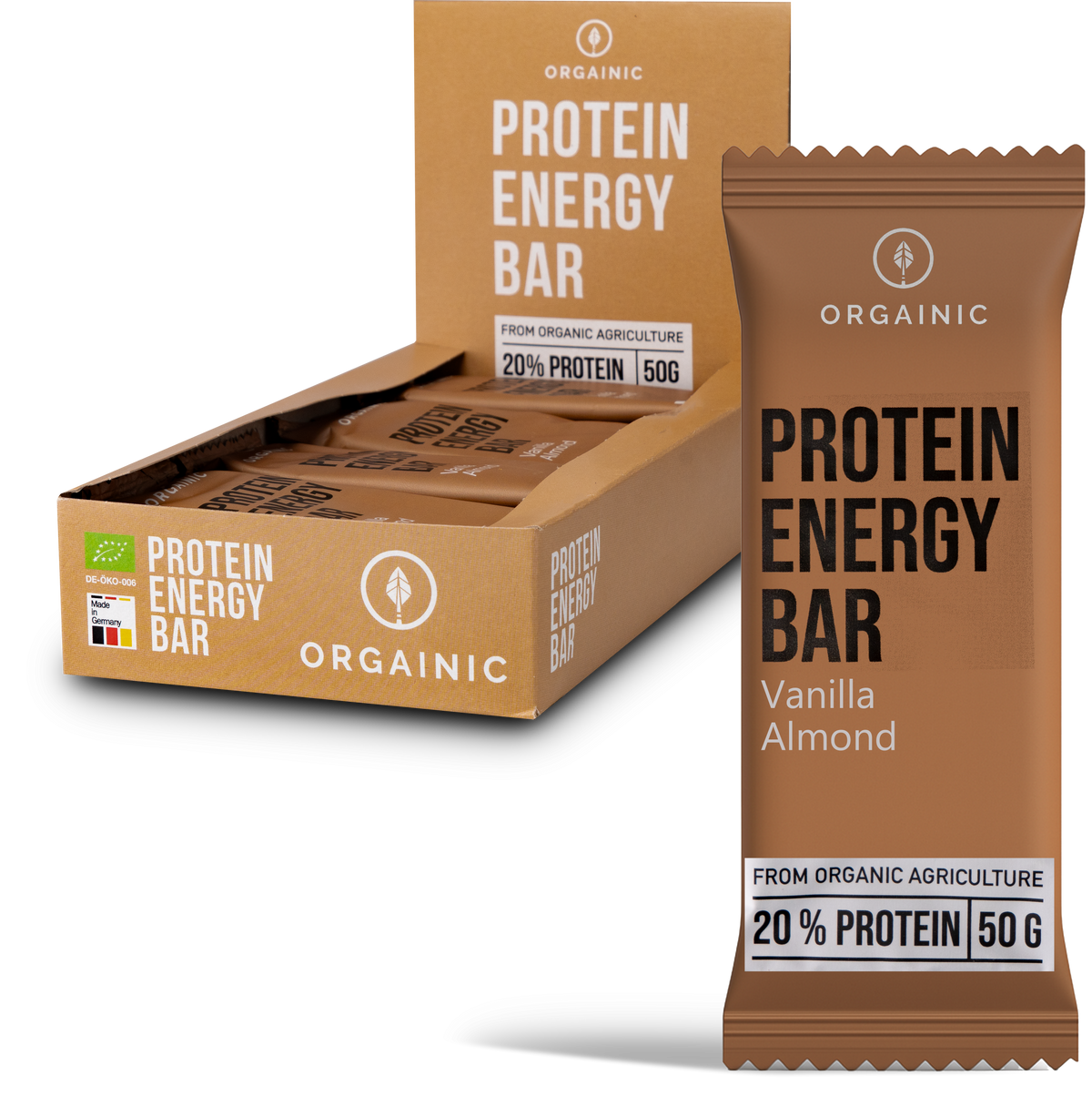 Bio Protein Energy Bars Vanilla Almond (12x50g)