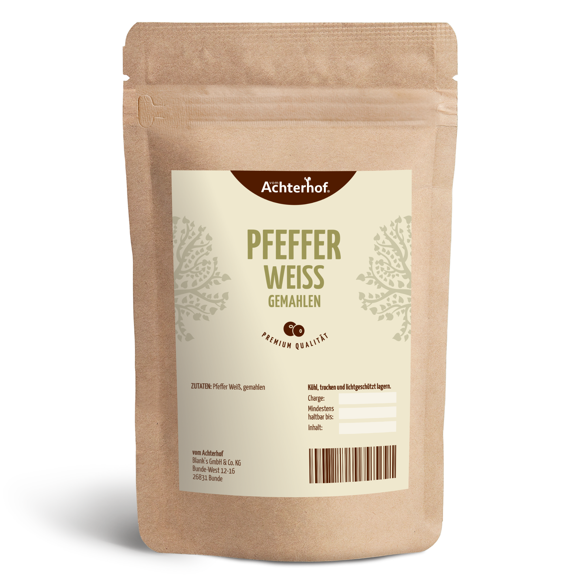 Pfeffer weiß gemahlen (100g)